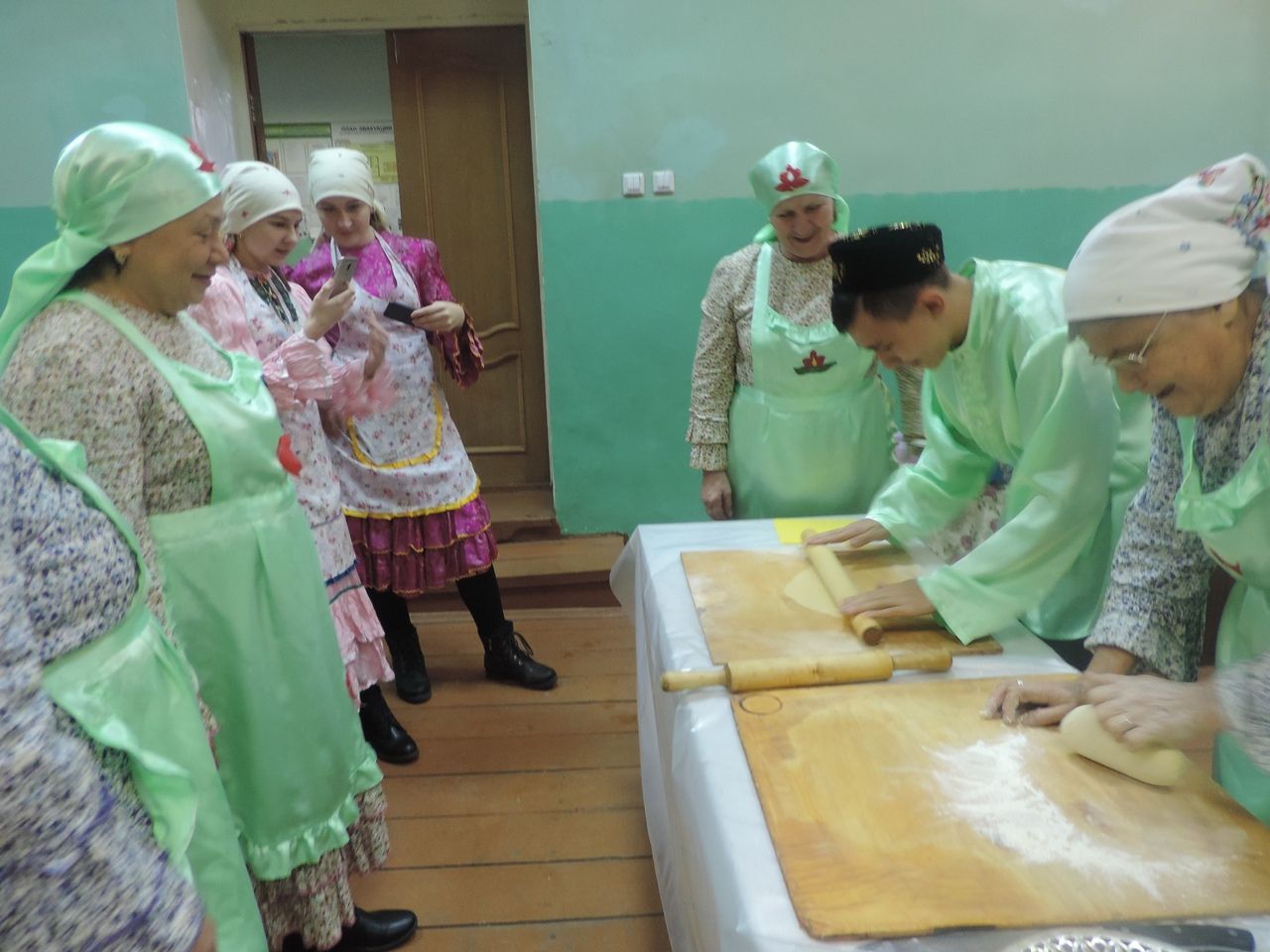 В чистопольском селе проходил мастер-класс по приготовлению татарских национальных блюд