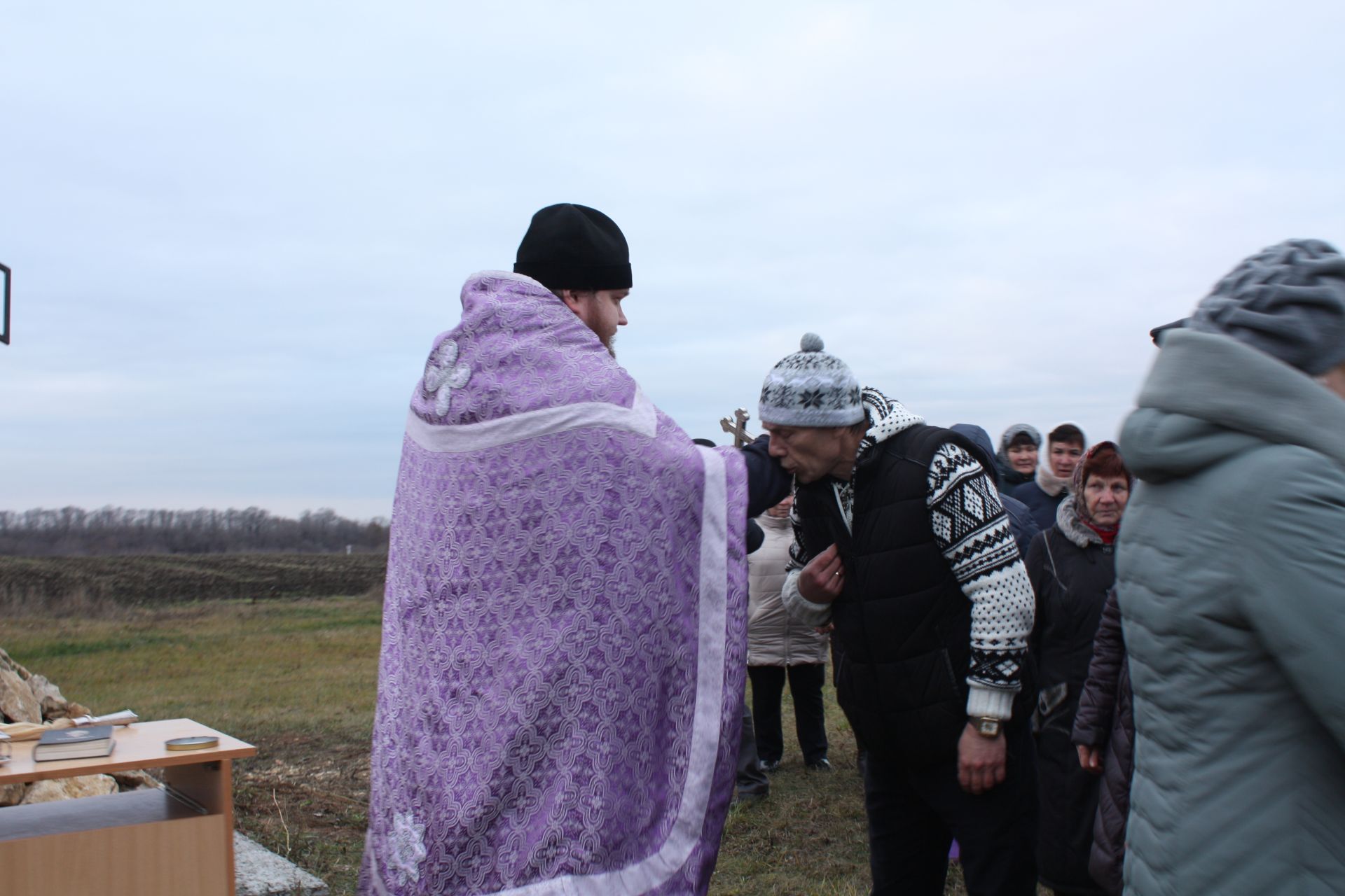 В Чистопольском районе установили поклонный крест