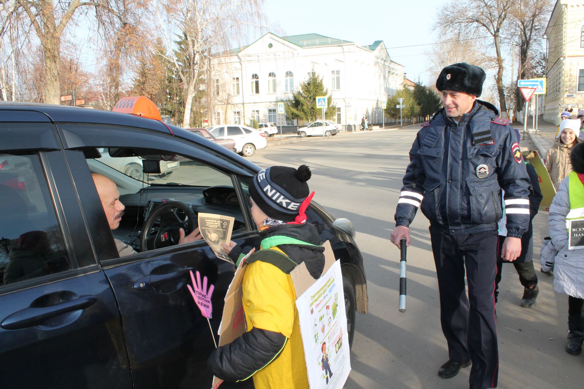 Юные чистопольцы обратились к водителям с просьбой соблюдать скоростной режим