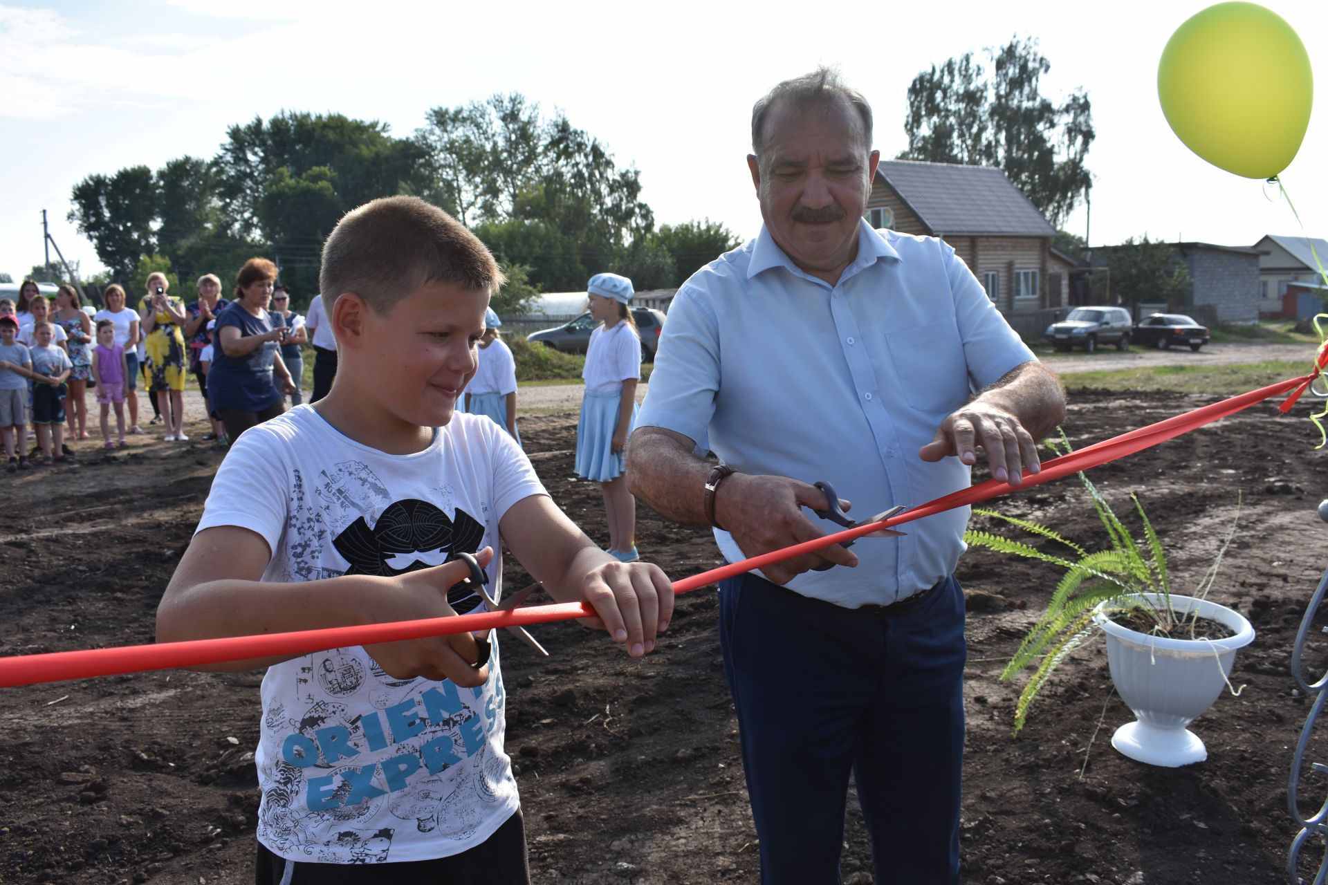 В Чистопольском районе открылись сразу два спортивных объекта (фоторепортаж)