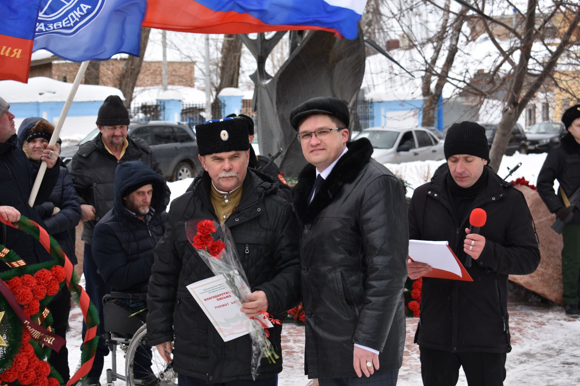 В Чистополе почтили память погибших солдат в Афганистане (фоторепортаж)