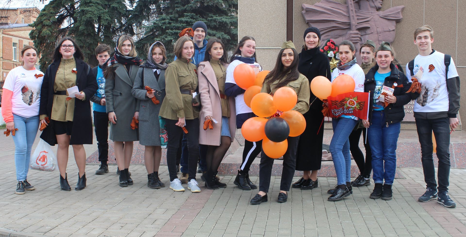 В Чистополе прошла всероссийская акция «Георгиевская ленточка»