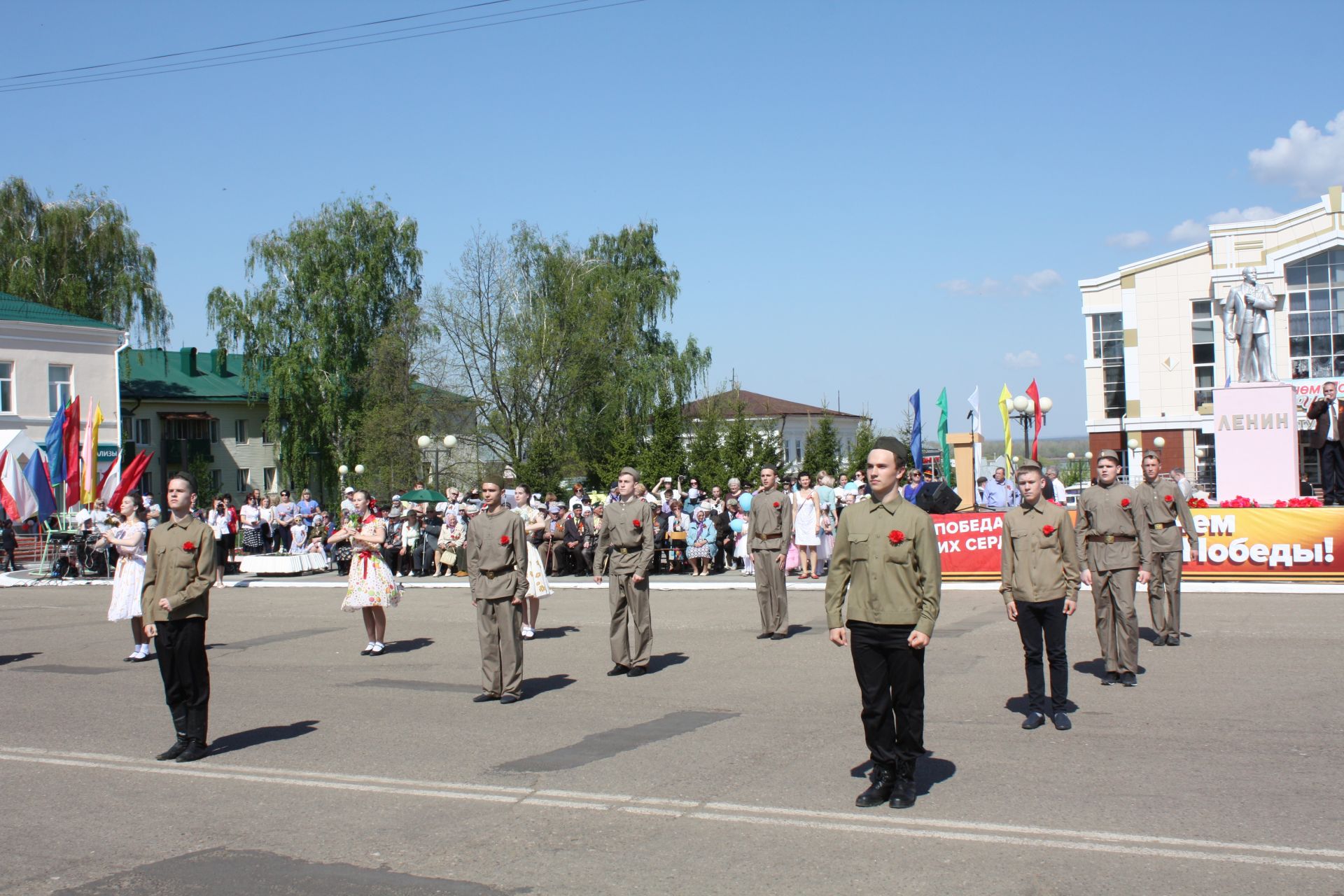 В Чистополе состоялся торжественный митинг к Дню Победы (ФОТО + ВИДЕО)