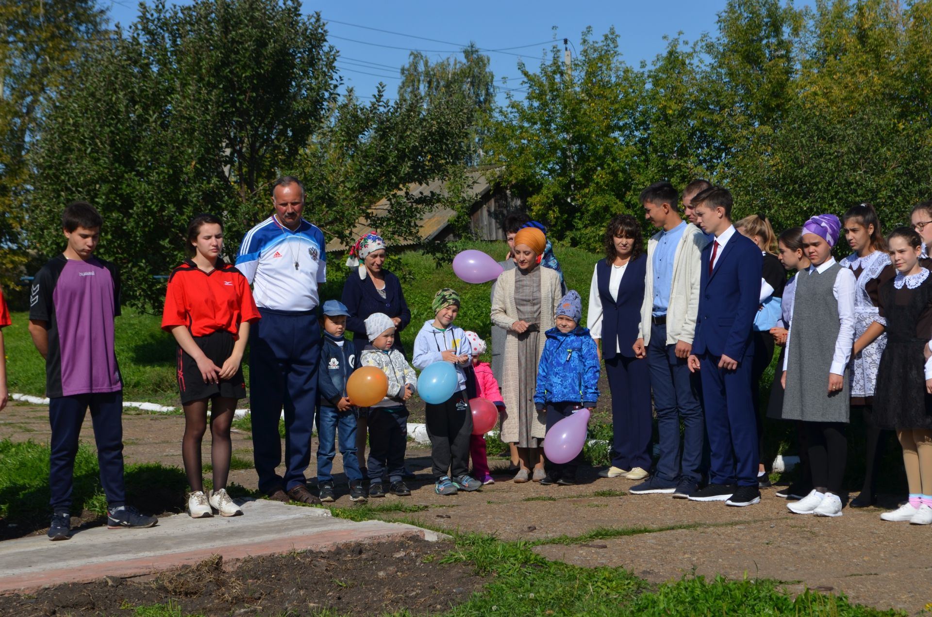 В Чистопольском районе открылась спортивная площадка