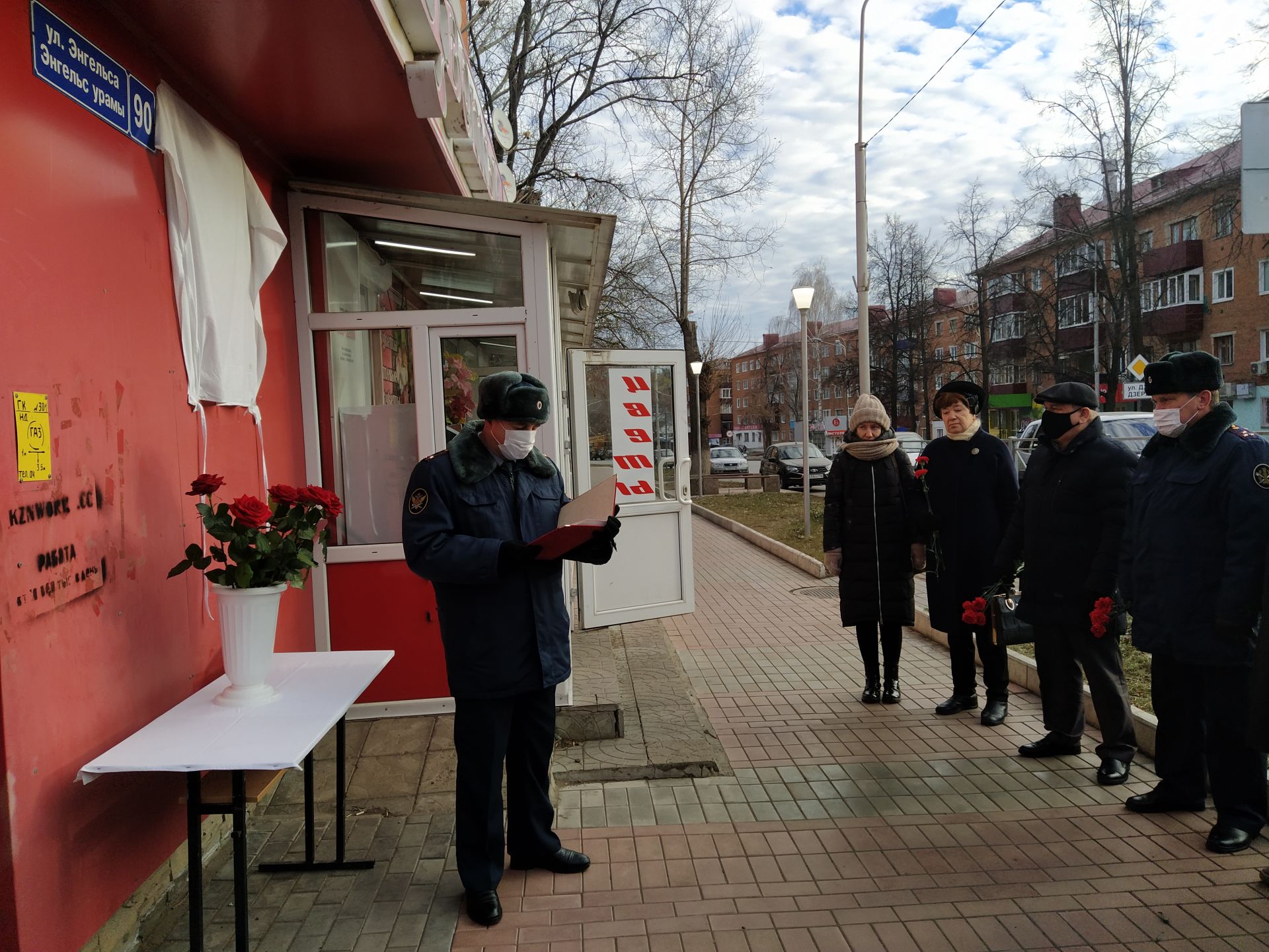 В Чистополе открыли мемориальные доски в честь сотрудников внутренней службы, участвовавших в Великой Отечественной