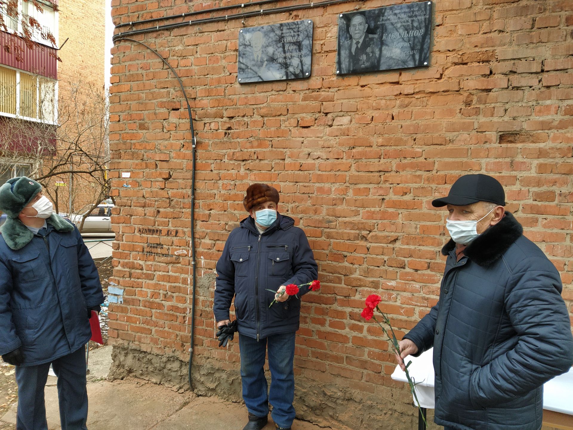 В Чистополе открыли мемориальные доски в честь сотрудников внутренней службы, участвовавших в Великой Отечественной