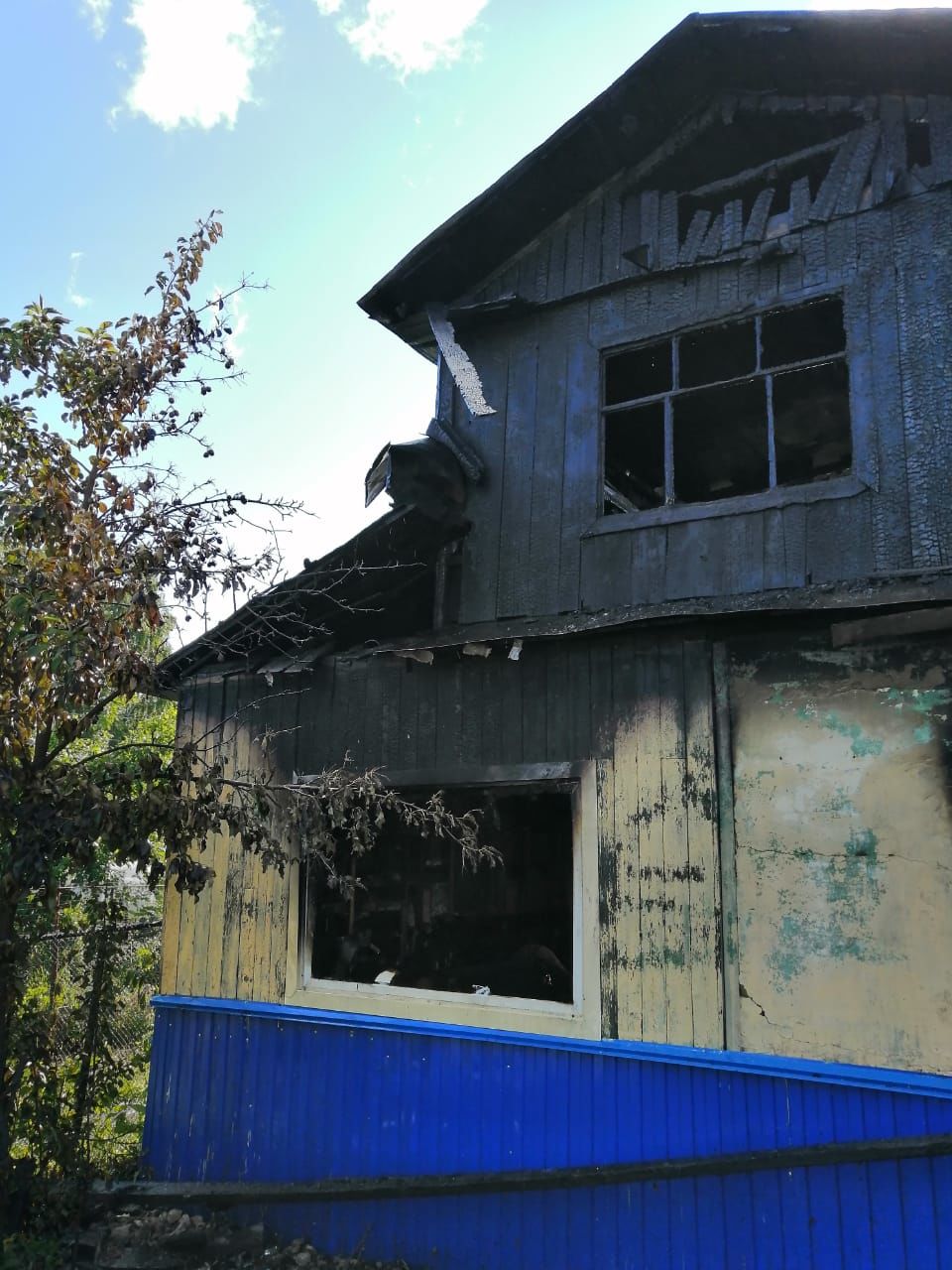 В Чистопольском районе сгорел дачный дом