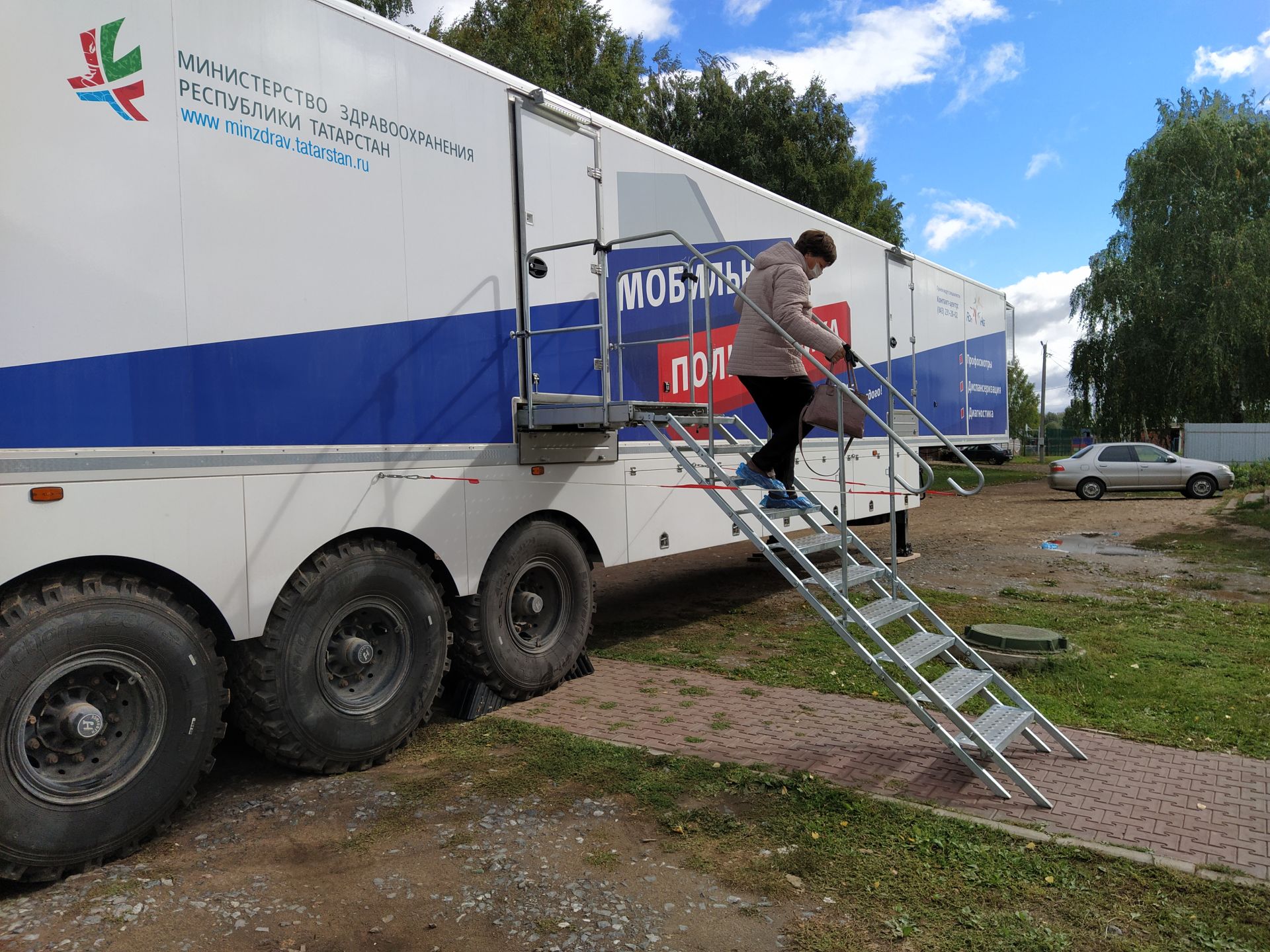 В чистопольские села приехала Мобильная поликлиника