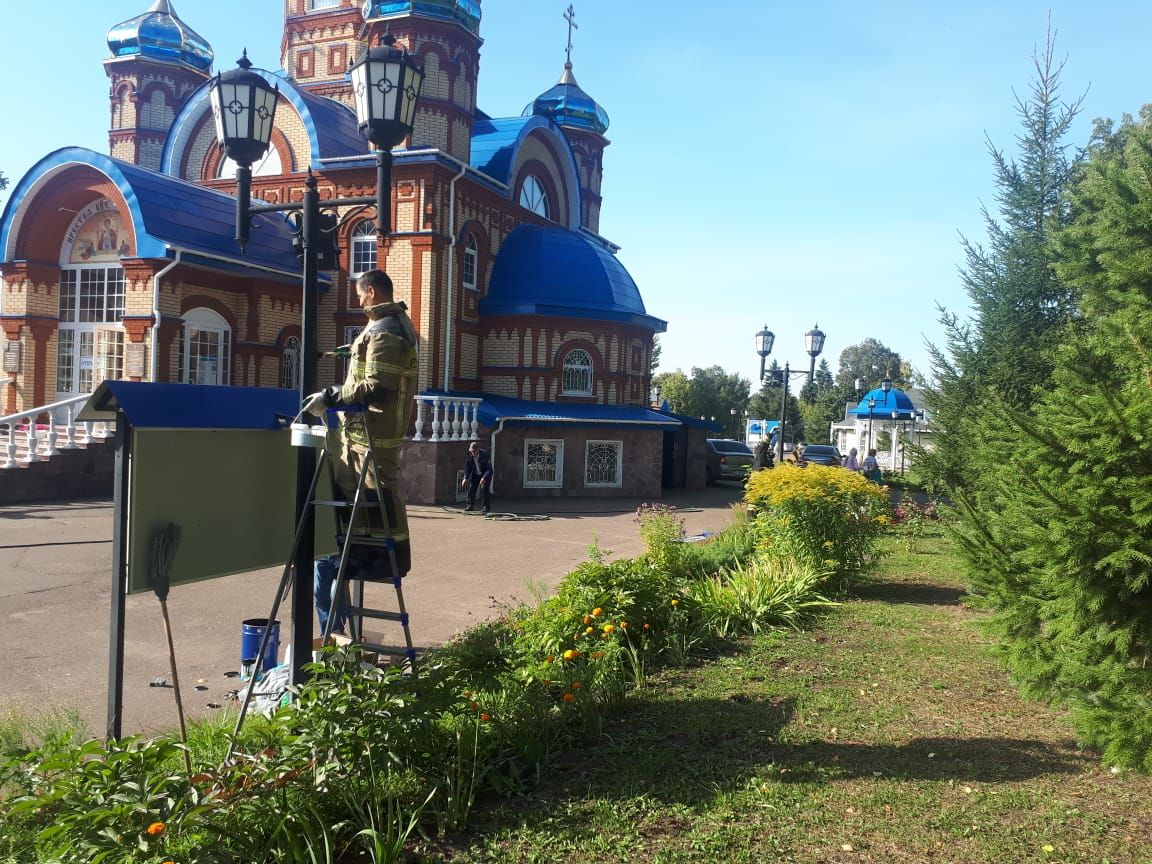 В Чистополе сотрудники МЧС провели экологическую акцию