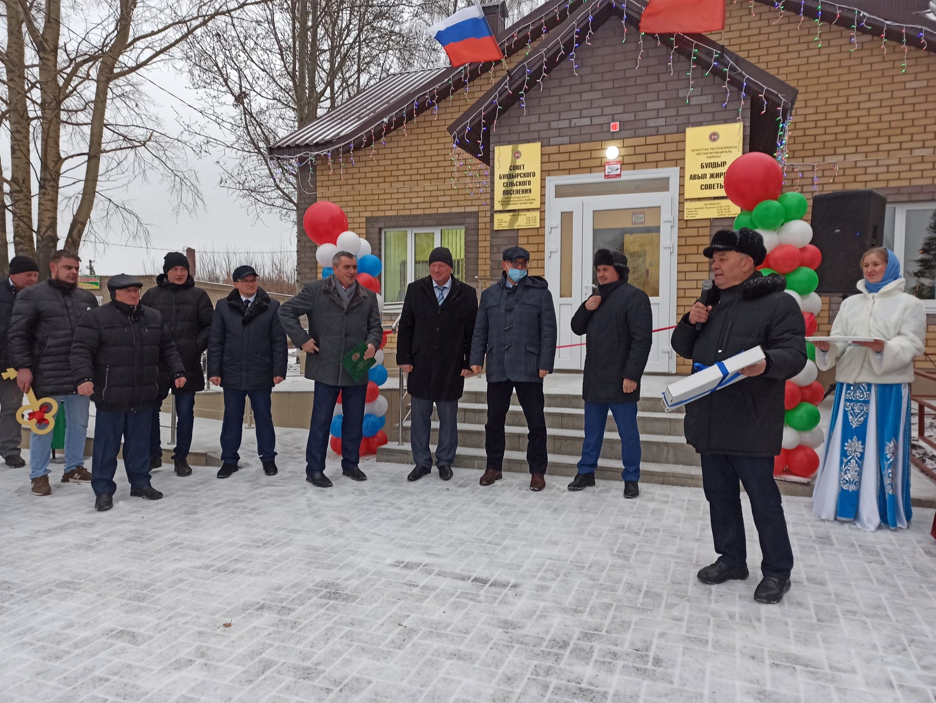 В Чистопольском районе открылось новое здание исполкома сельского поселения (фоторепортаж)