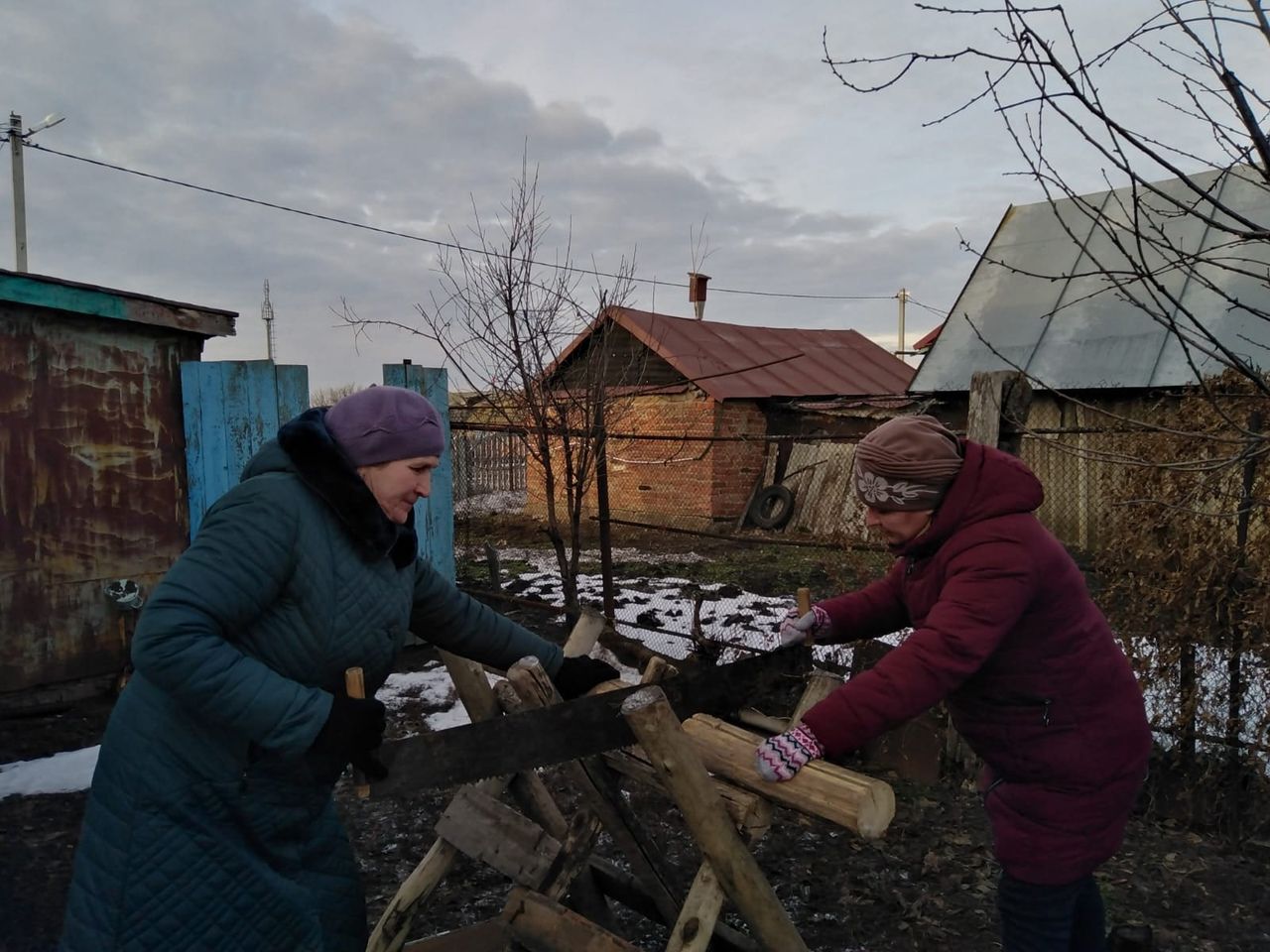 В чистопольском селе прошла акция «Добротой душа полна»