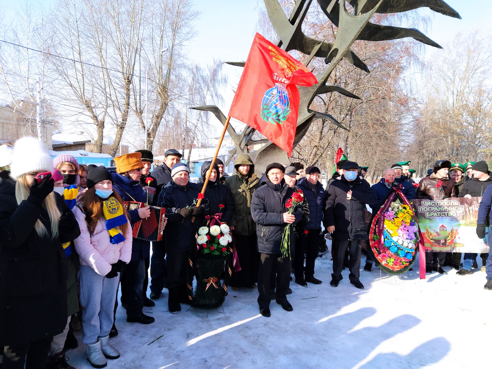 В Чистополе прошел митинг в честь 32-й годовщины вывода войск из Афганистана