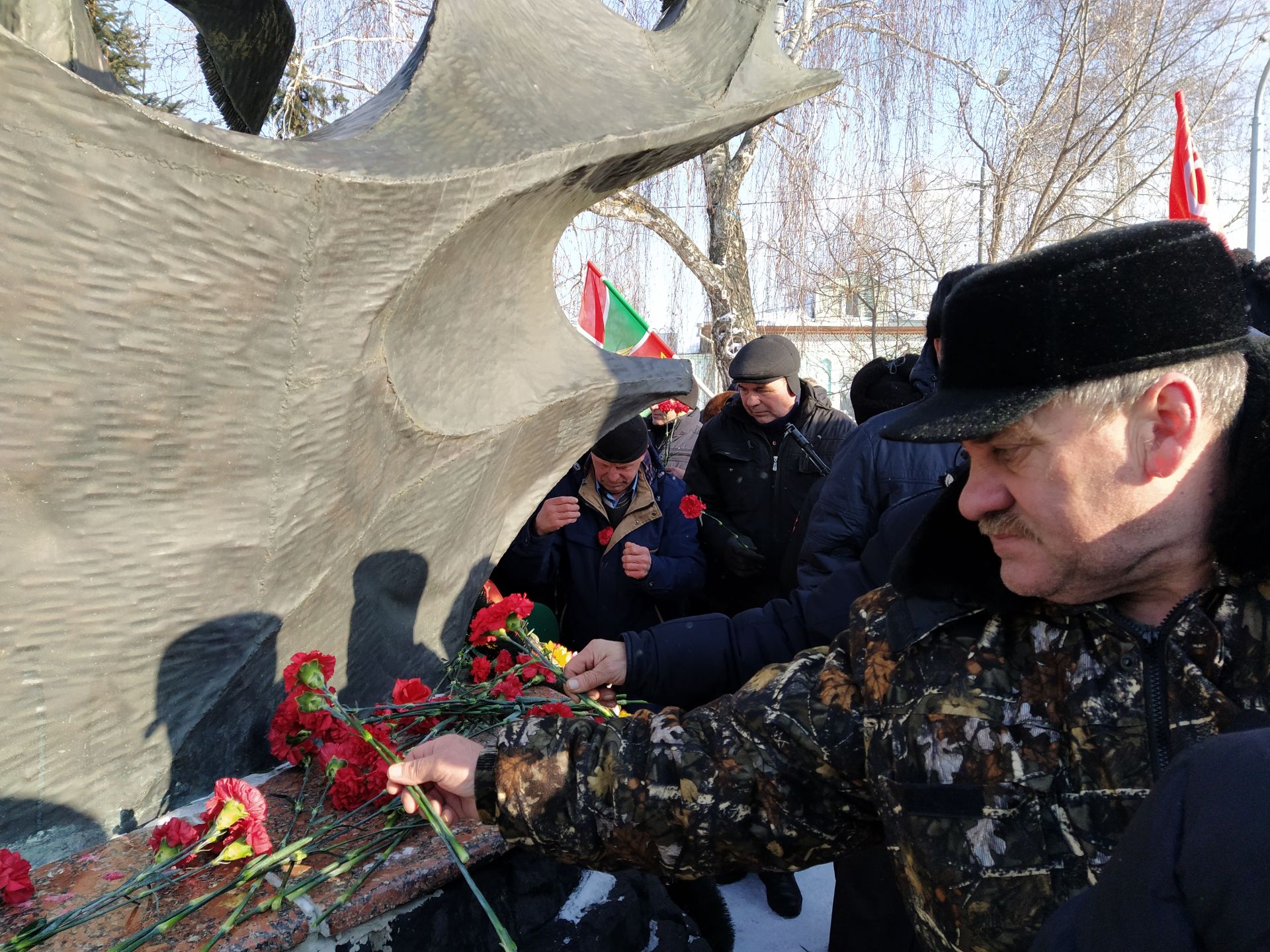 В Чистополе прошел митинг в честь 32-й годовщины вывода войск из Афганистана