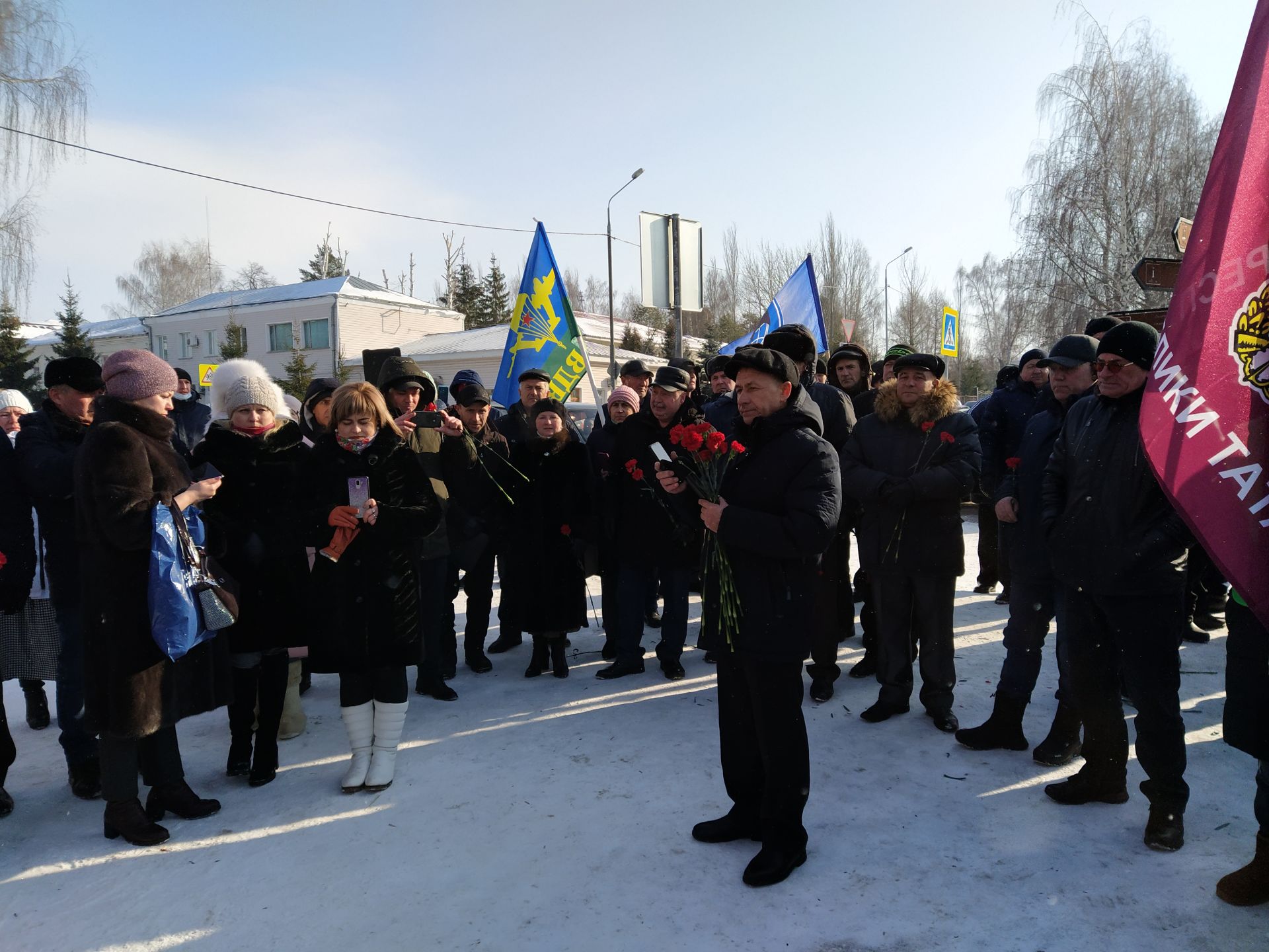 В Чистополе прошел митинг в честь 32-й годовщины вывода войск из Афганистана