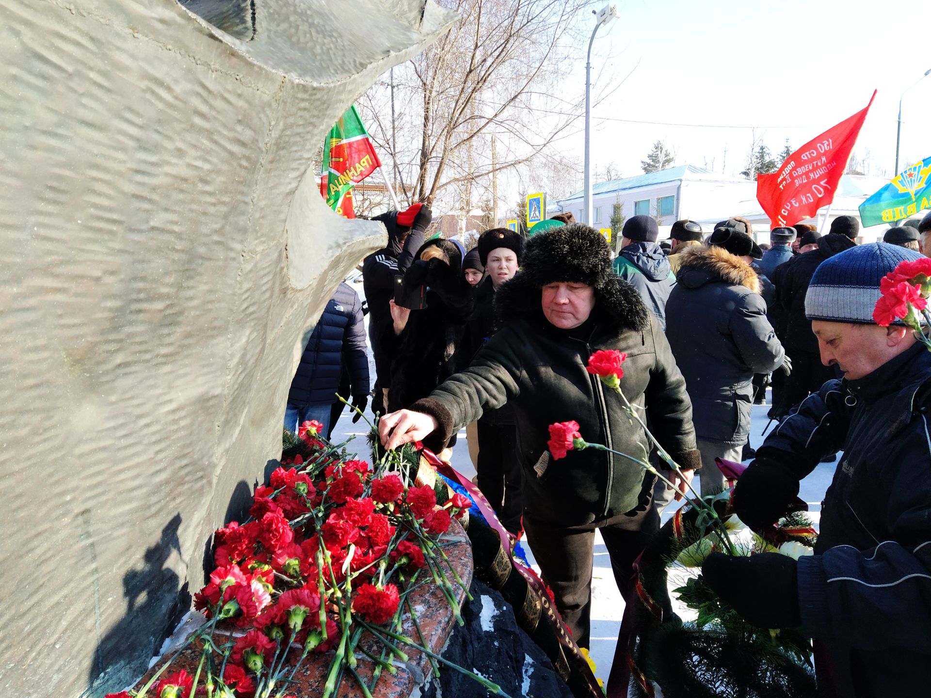 В Чистополе прошел митинг в честь 32-й годовщины вывода войск из Афганистана