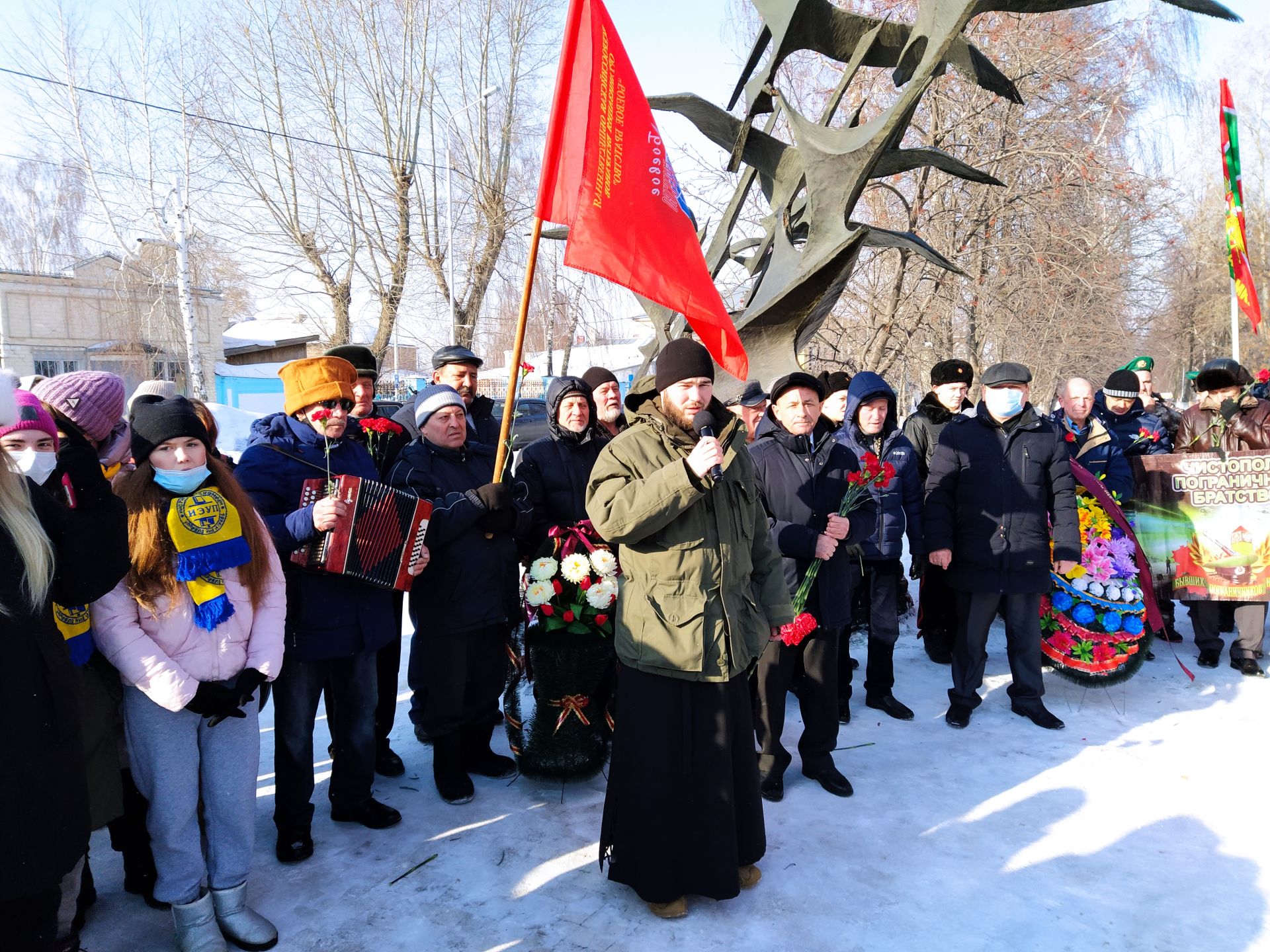 В Чистополе прошел митинг в честь 32-й годовщины вывода войск из Афганистана