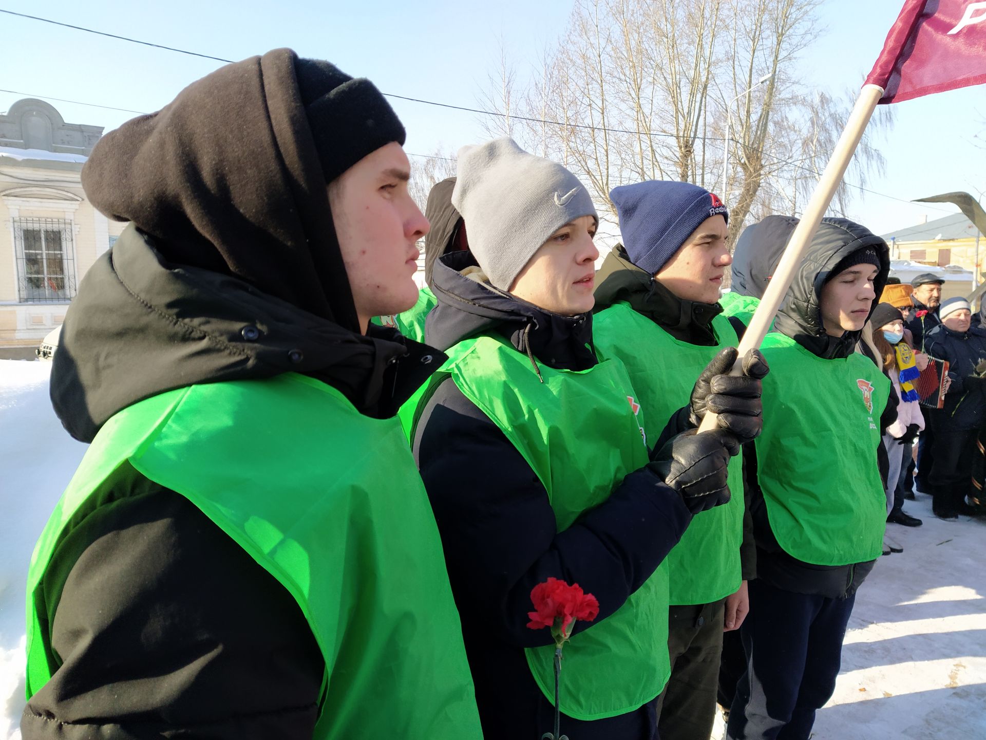 В Чистополе прошел митинг в честь 32-й годовщины вывода войск из Афганистана