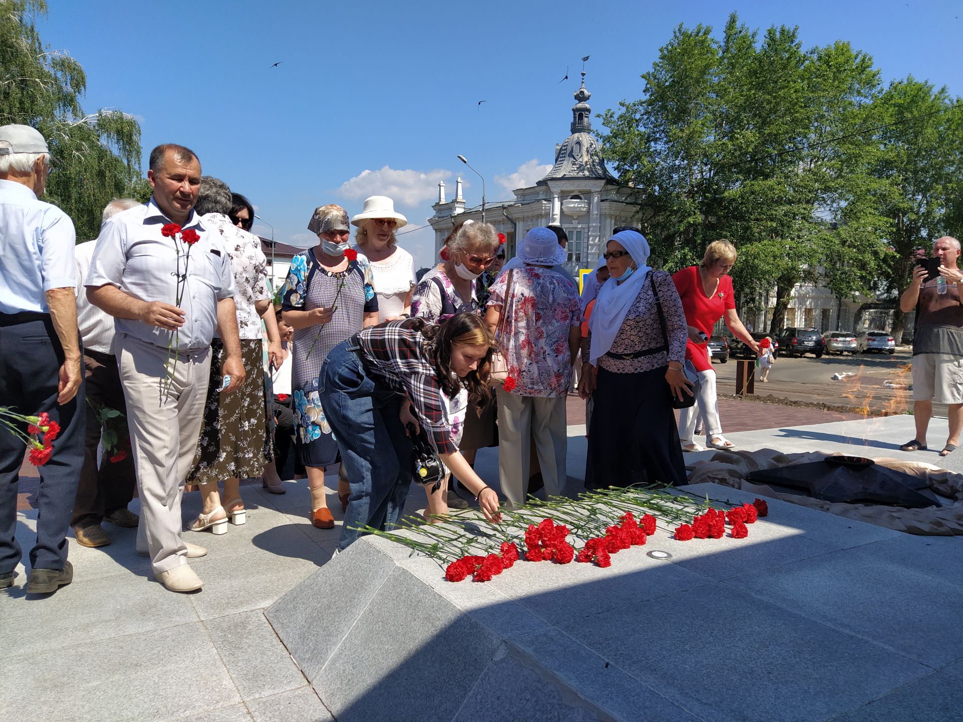 Скорбная дата: в Чистополе почтили память жертв Великой Отечественной