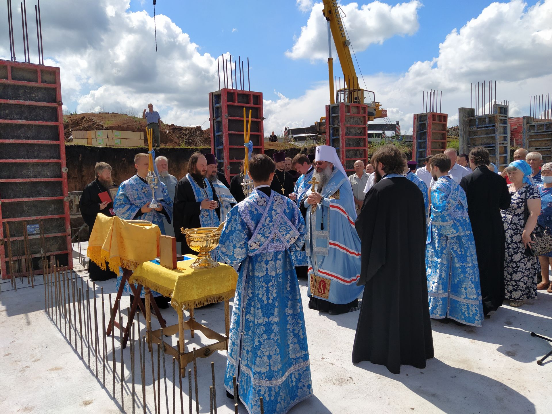 В Чистополе заложили камень на месте будущего храма кряшенского прихода