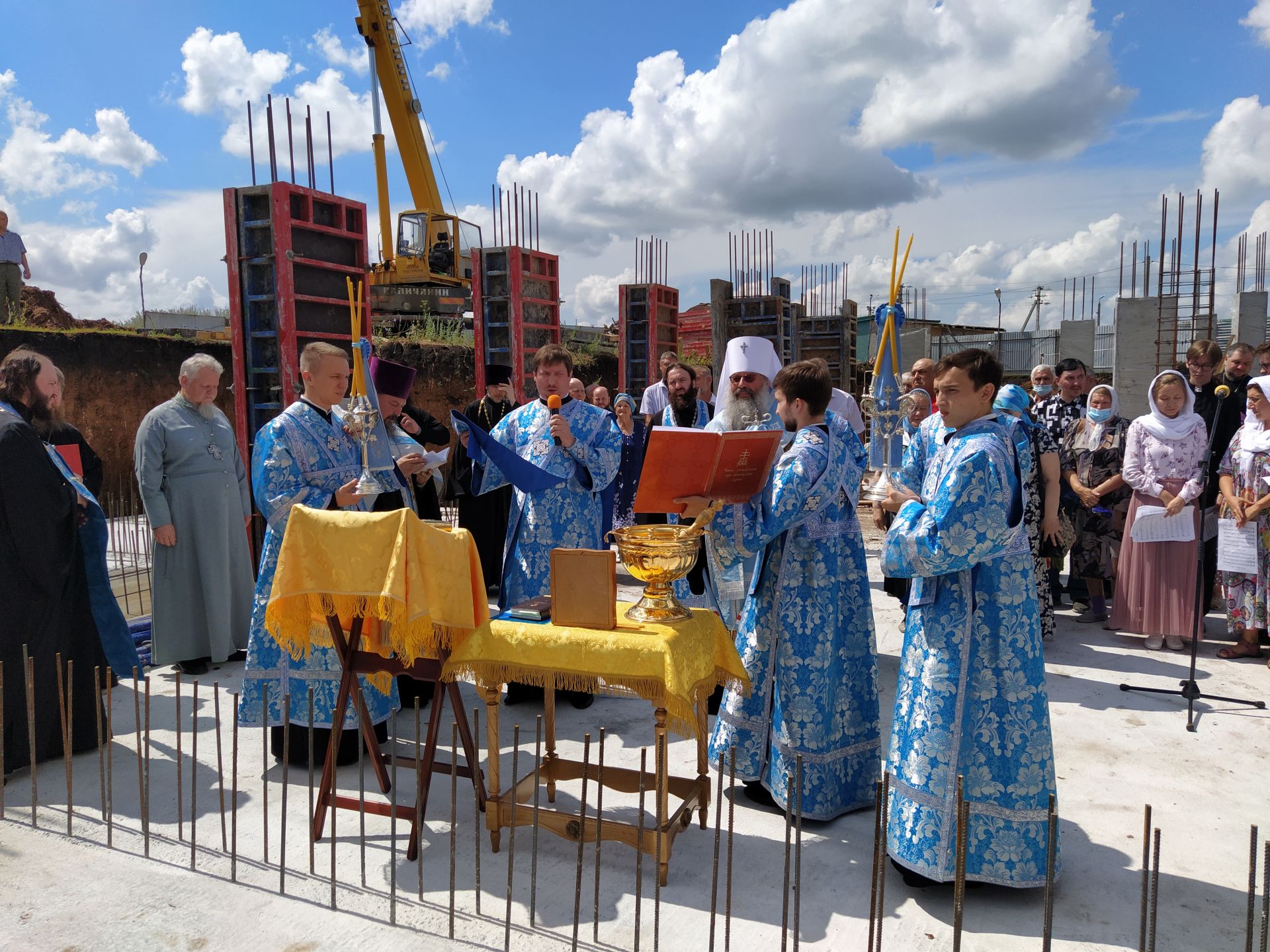 В Чистополе заложили камень на месте будущего храма кряшенского прихода