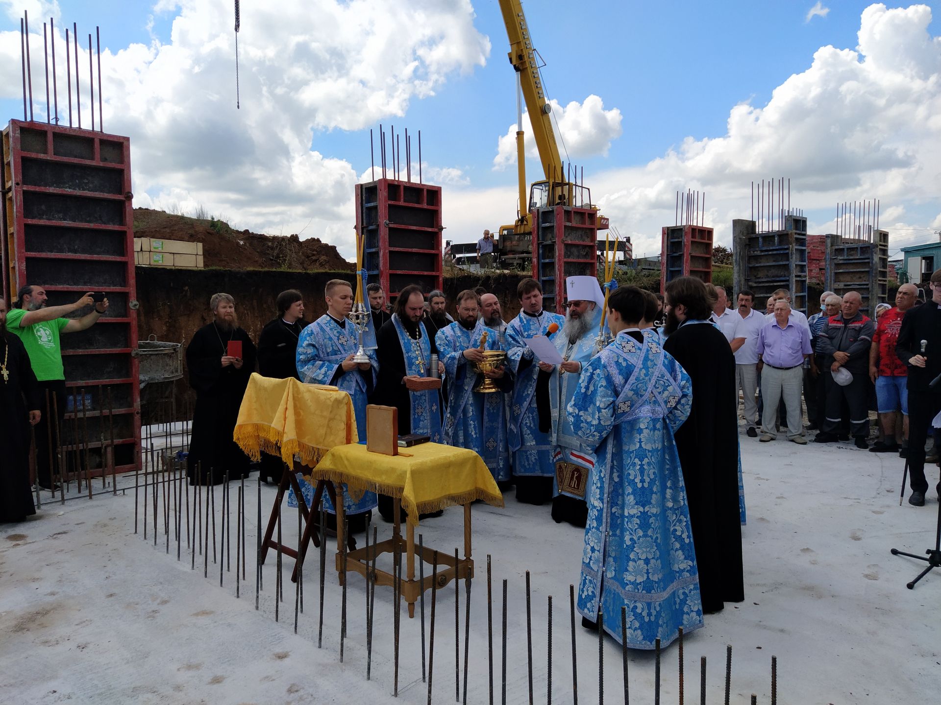 В Чистополе заложили камень на месте будущего храма кряшенского прихода