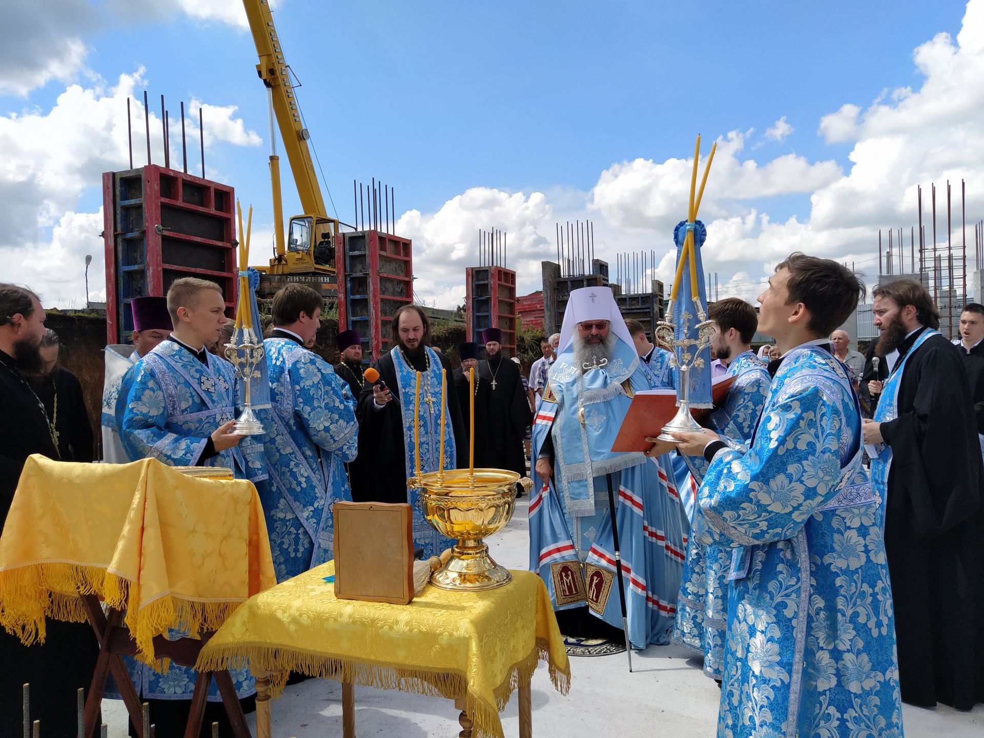 В Чистополе заложили камень на месте будущего храма кряшенского прихода