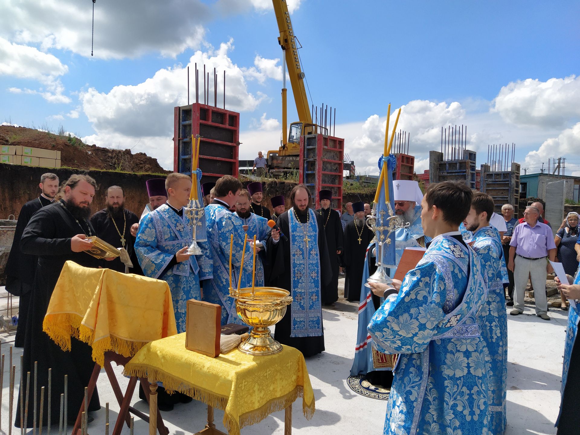 В Чистополе заложили камень на месте будущего храма кряшенского прихода