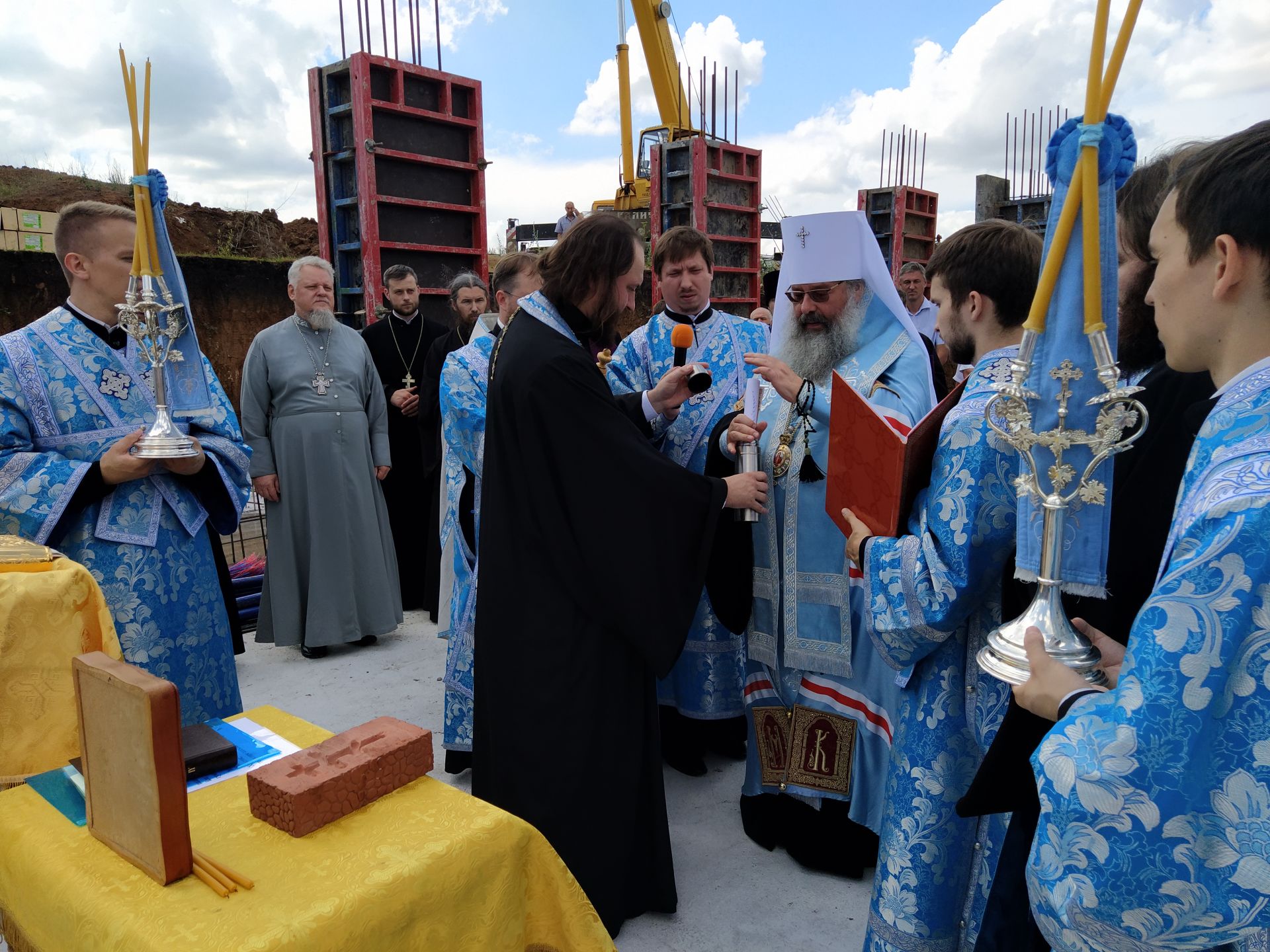 В Чистополе заложили камень на месте будущего храма кряшенского прихода