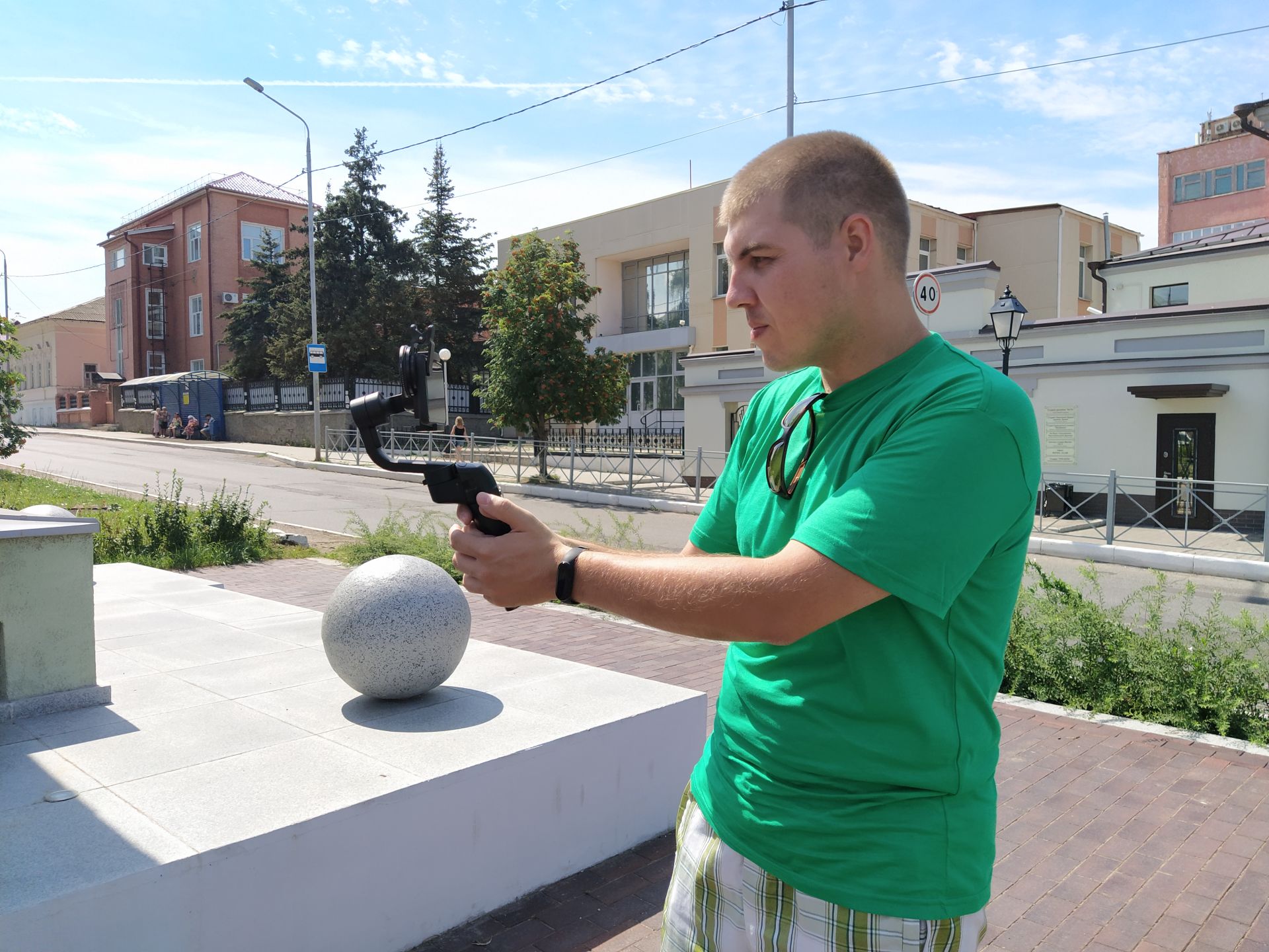 В Чистополь приехал татарстанский блогер Алмаз Магадиев