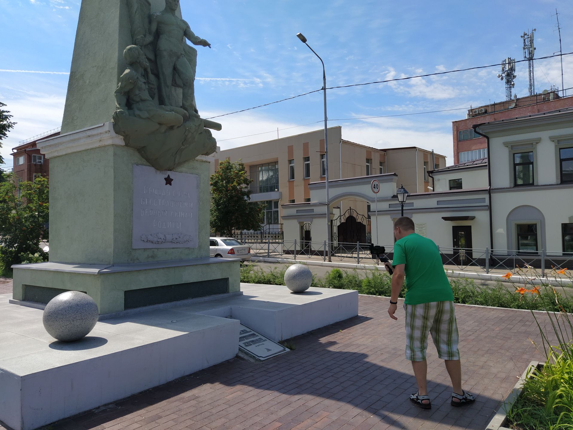 В Чистополь приехал татарстанский блогер Алмаз Магадиев