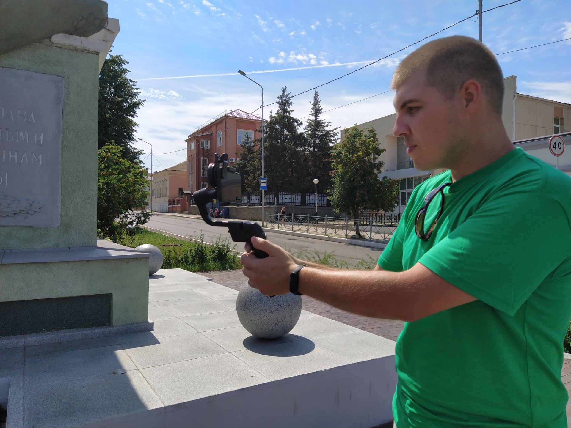 В Чистополь приехал татарстанский блогер Алмаз Магадиев