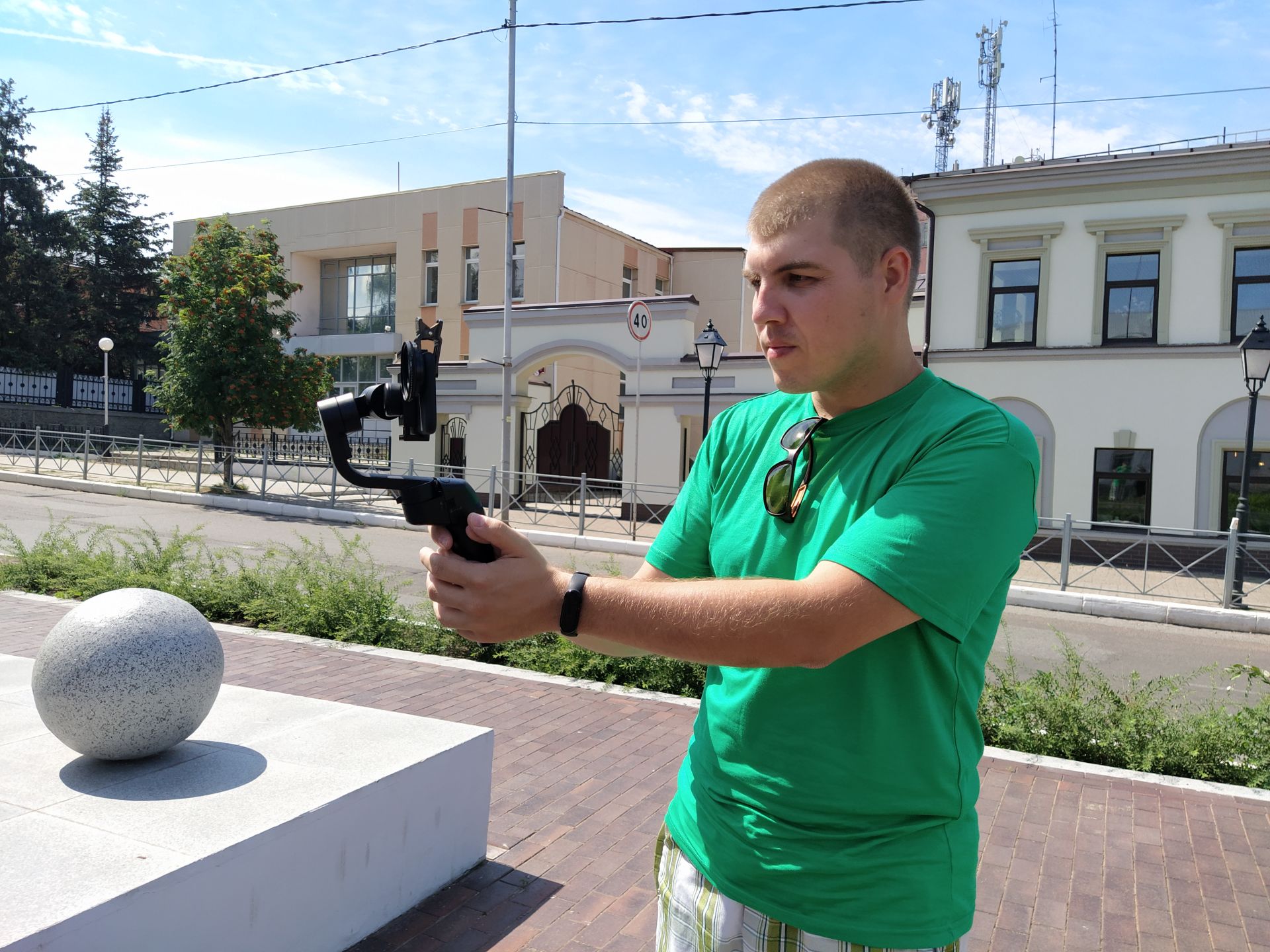 В Чистополь приехал татарстанский блогер Алмаз Магадиев