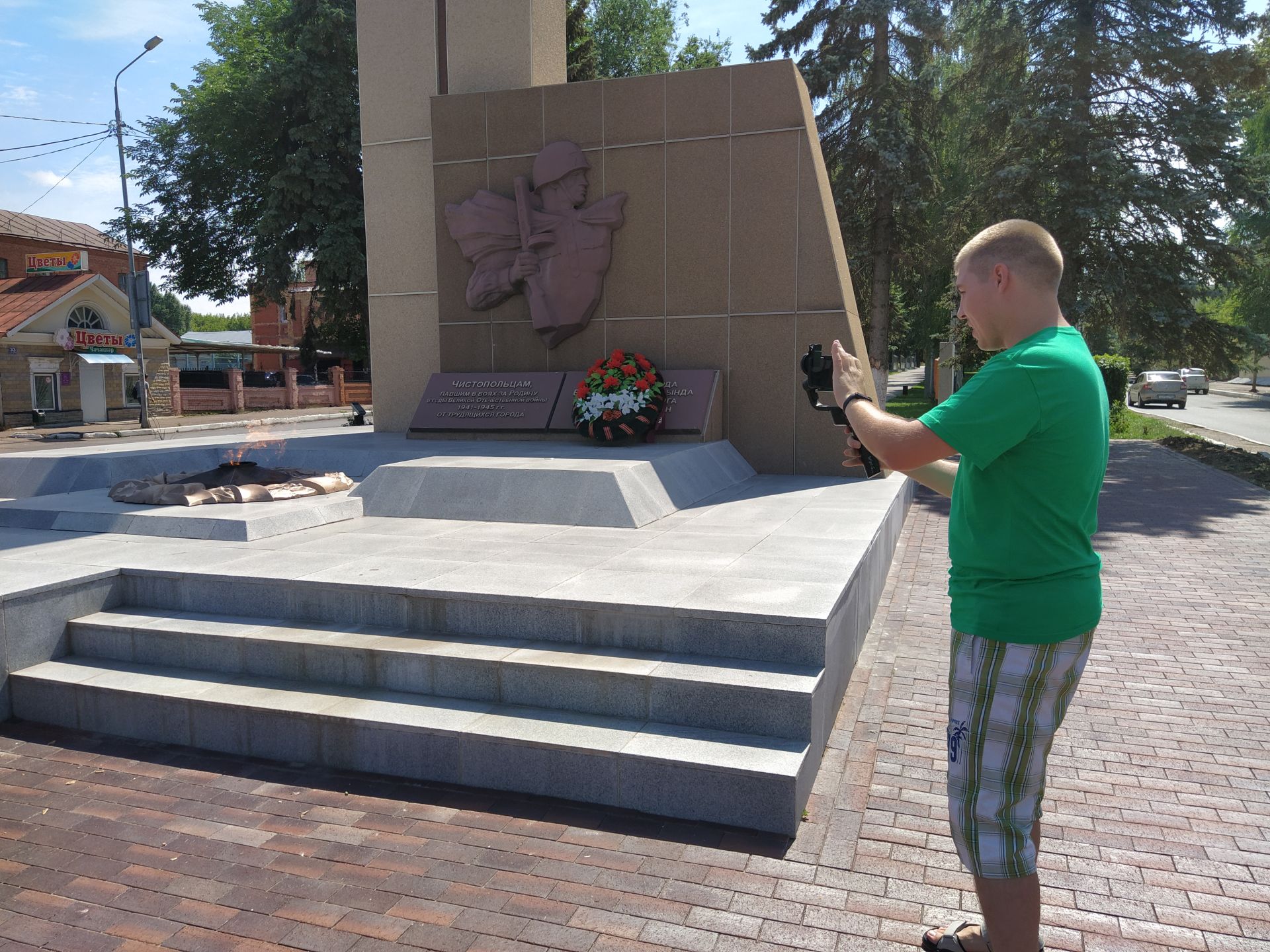 В Чистополь приехал татарстанский блогер Алмаз Магадиев