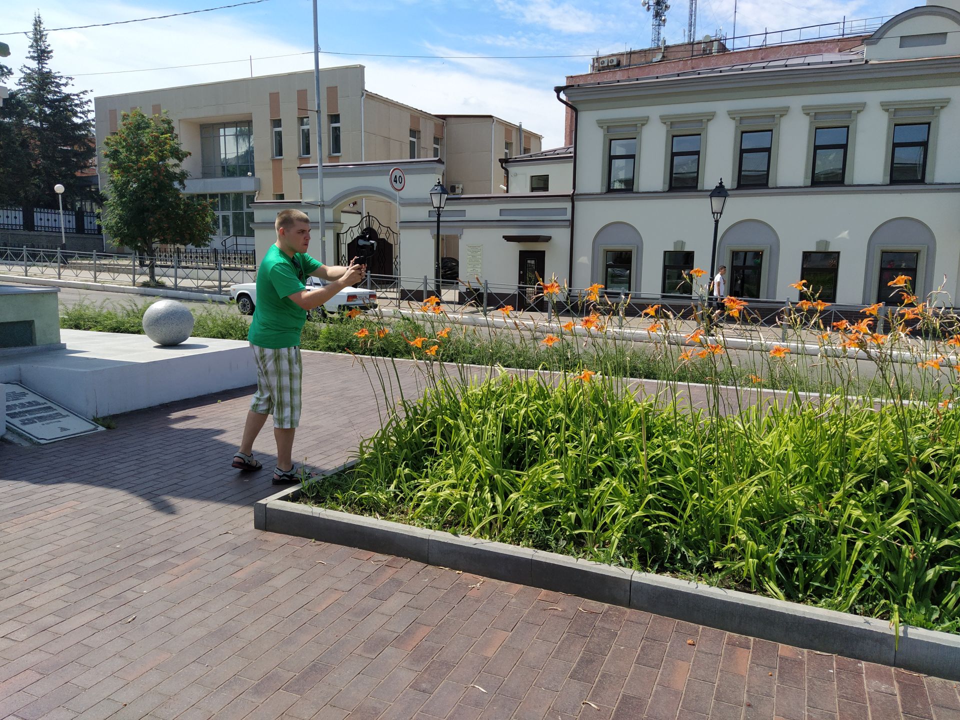 В Чистополь приехал татарстанский блогер Алмаз Магадиев