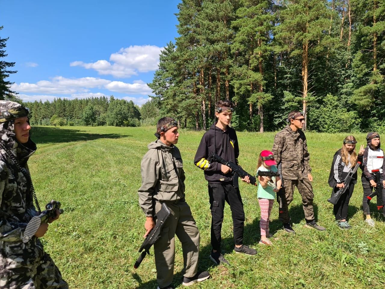 Православная молодежь Чистополя состязалась в лазертаге