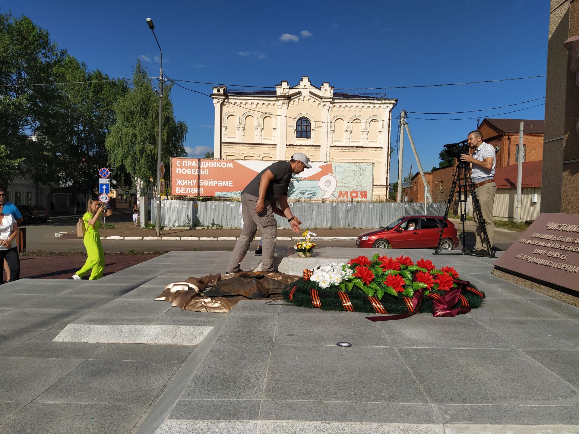 В Чистополе торжественно встретили чемпионку мира по гиревому спорту Екатерину Бурмакину