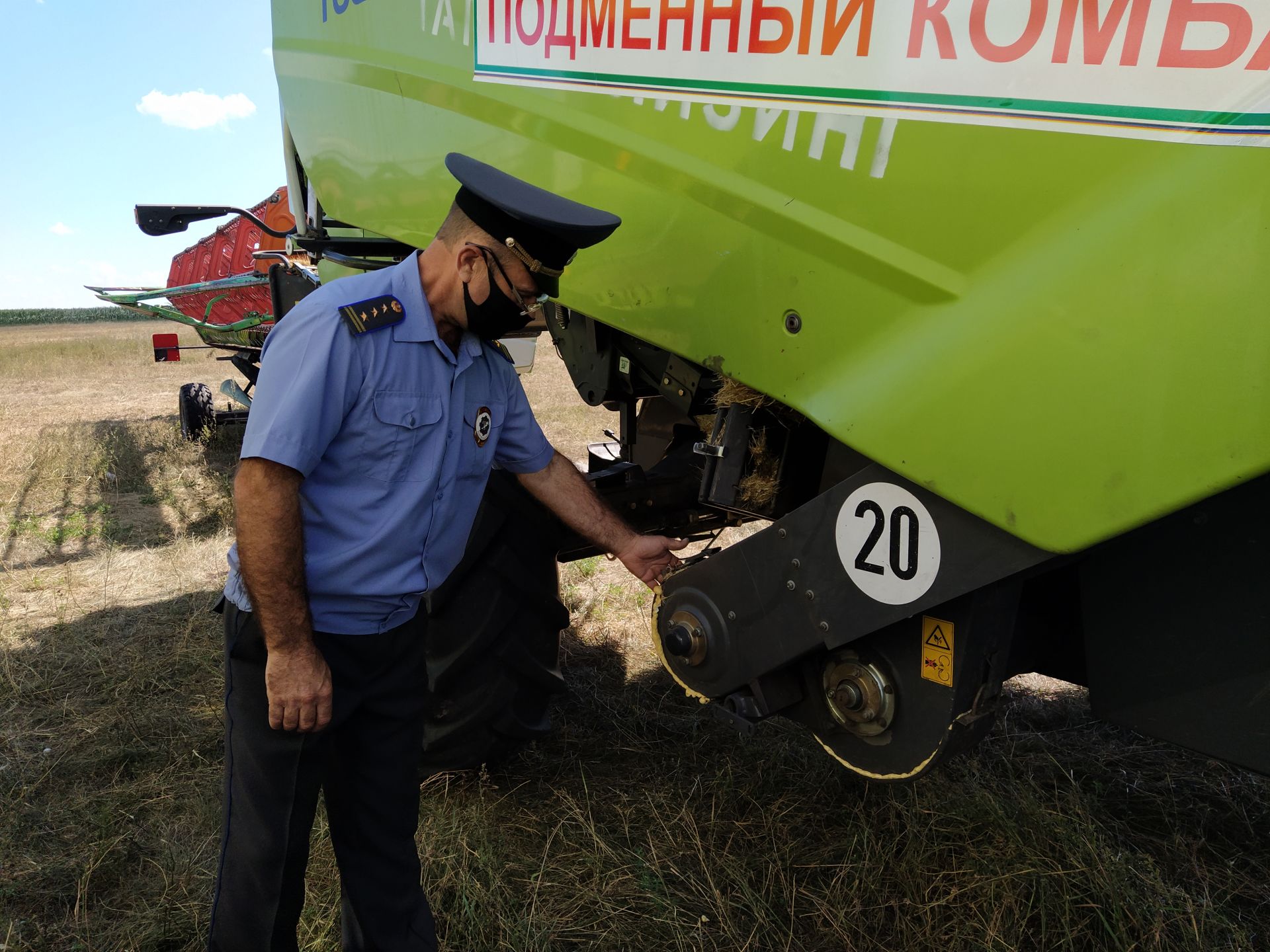 В хозяйствах Чистопольского района проверили зерноуборочную технику