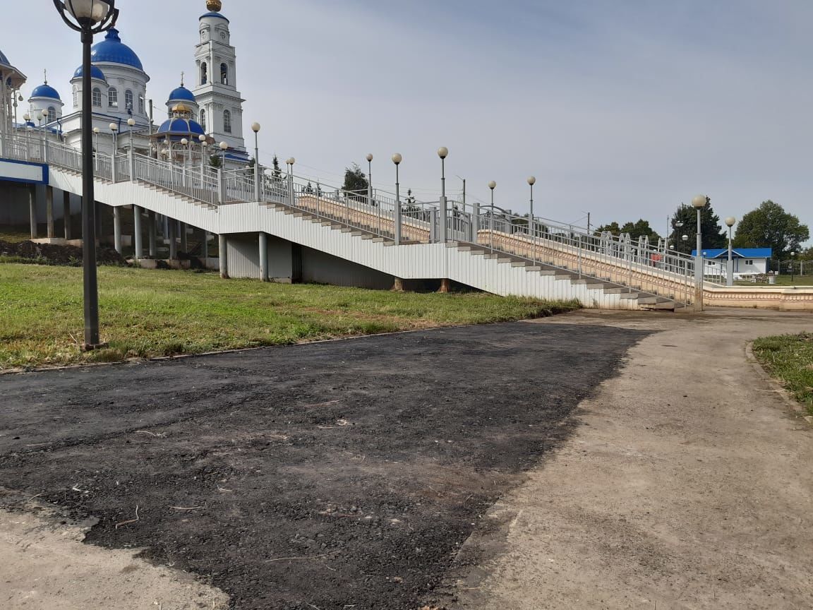 В Чистополе в парке «Набережная Кама» восстановят фонтаны, покрасят бордюры и ограждения