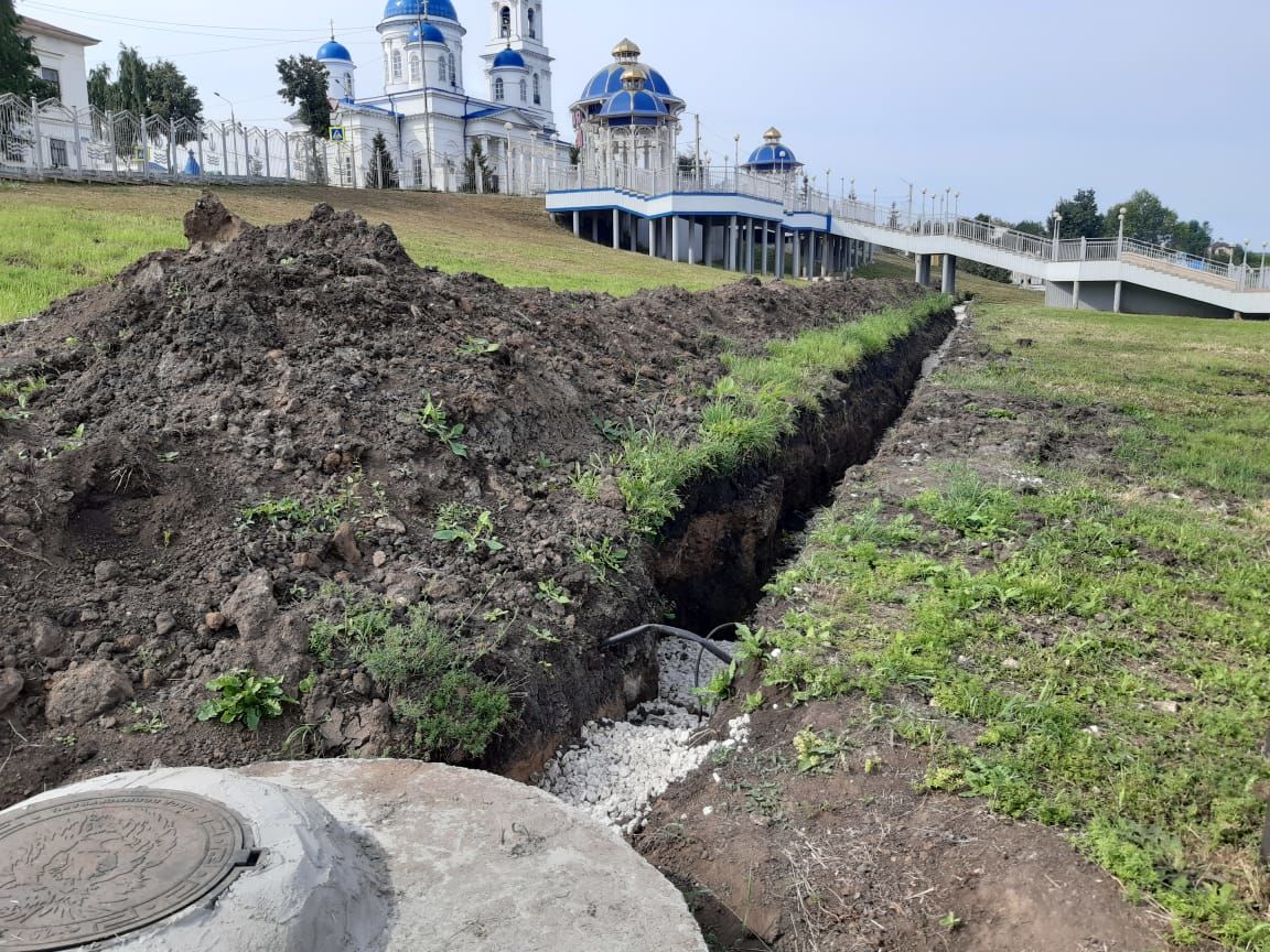 В Чистополе в парке «Набережная Кама» восстановят фонтаны, покрасят бордюры и ограждения