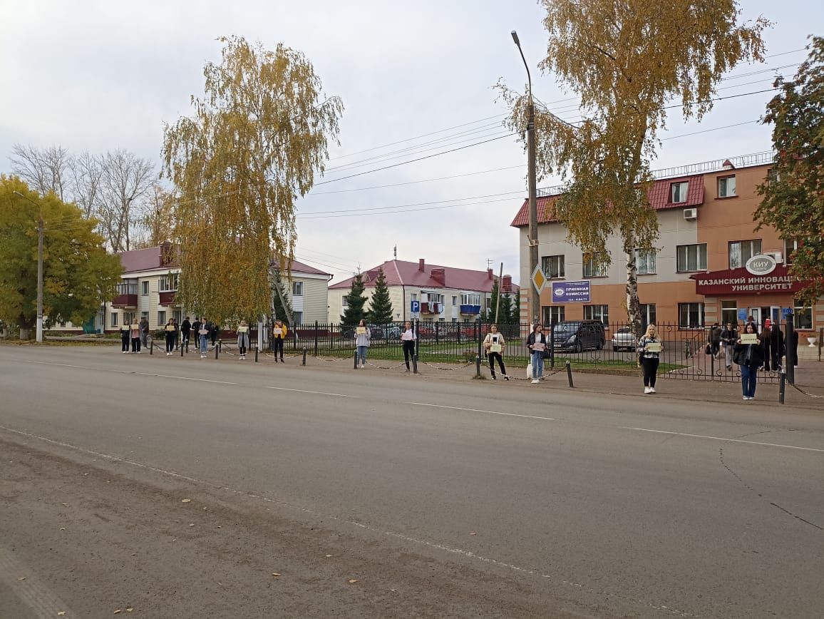 В Чистопольском районе проведена профилактическая акция «Живая стена»