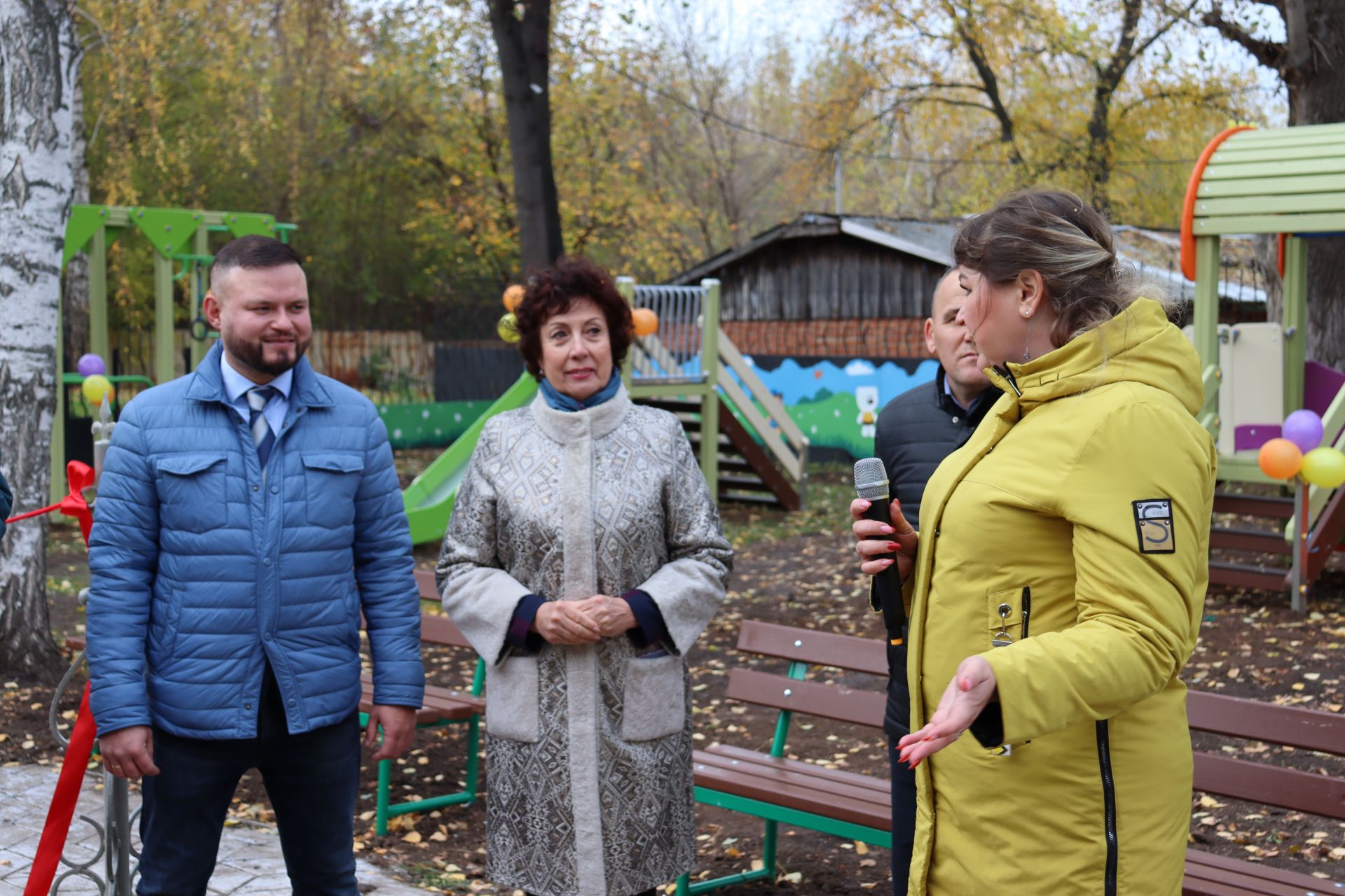 В Чистополе при реабилитационном центре открыли игровую площадку