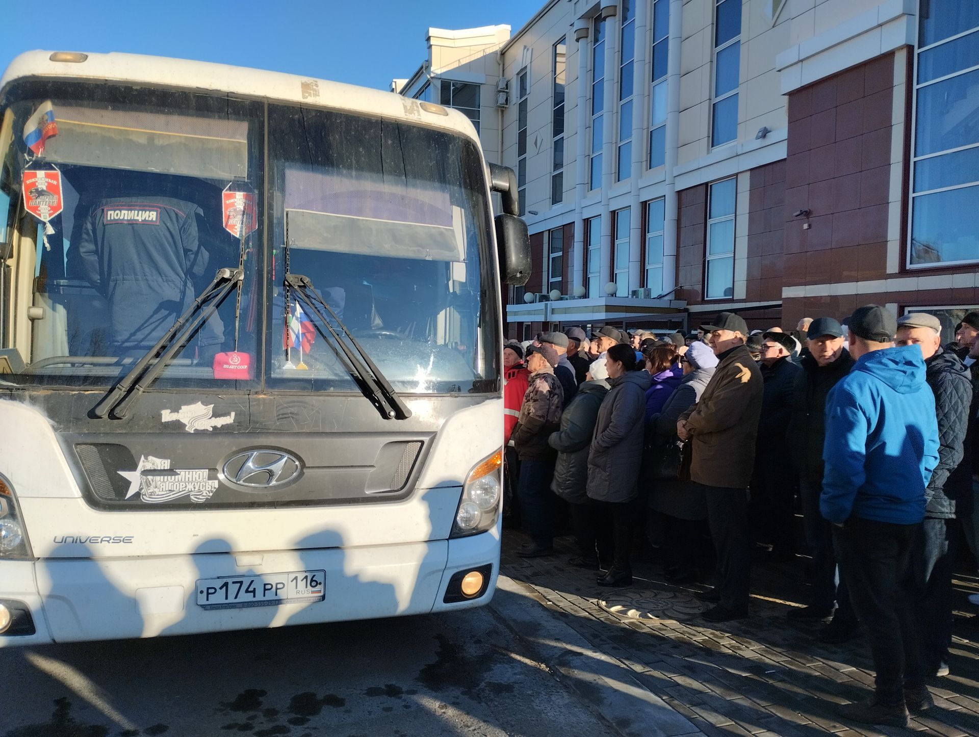 В Чистополе состоялась очередная отправка мобилизованных граждан