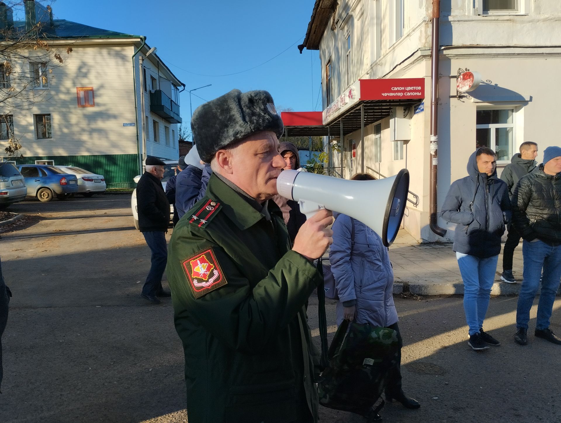 В Чистополе состоялась очередная отправка мобилизованных граждан