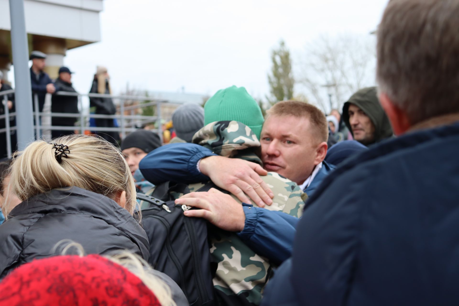 В Чистополе вновь состоялась отправка мобилизованных (ФОТОРЕПОРТАЖ)