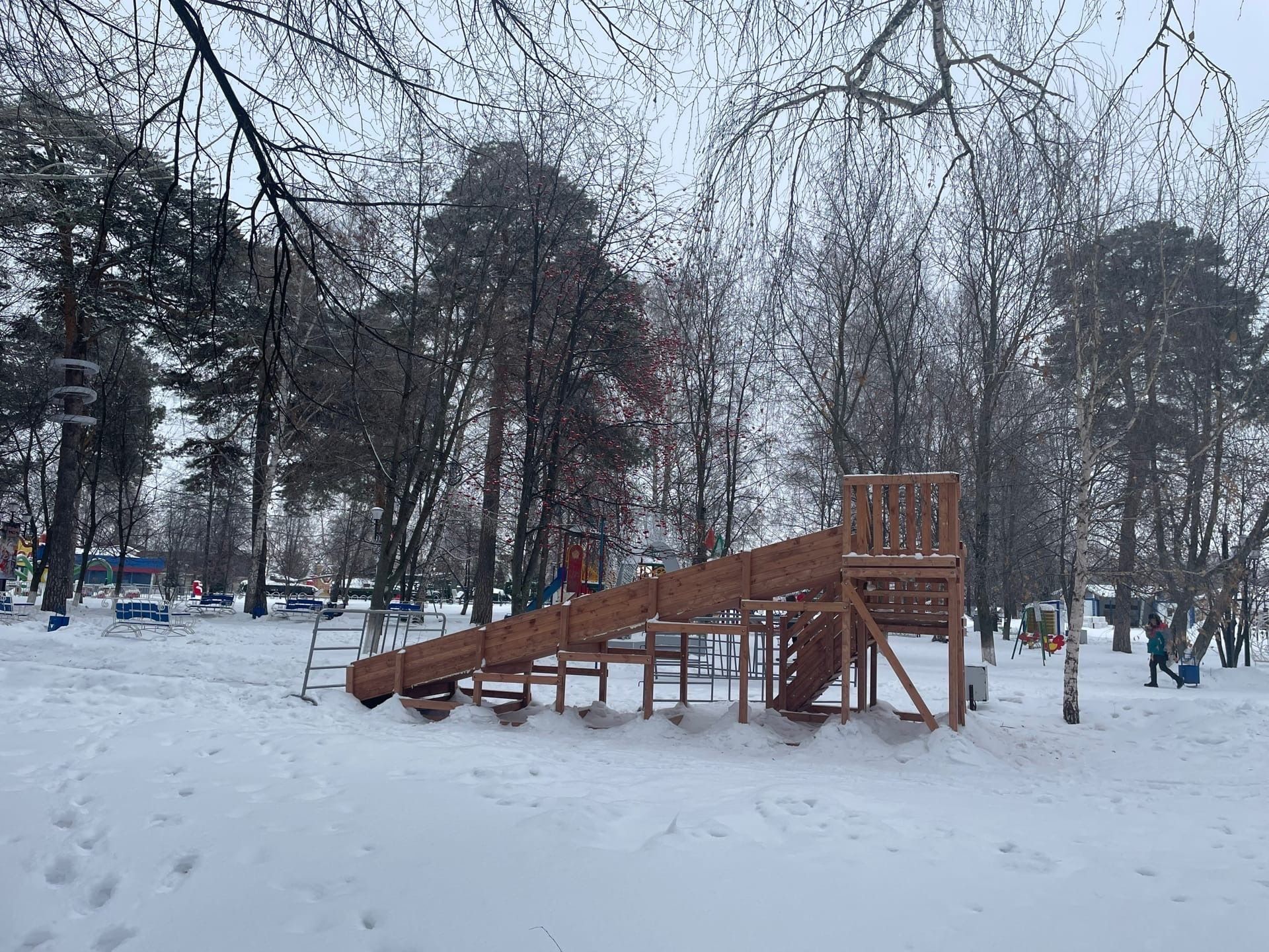 В Чистополе начали украшать Скарятинский сад