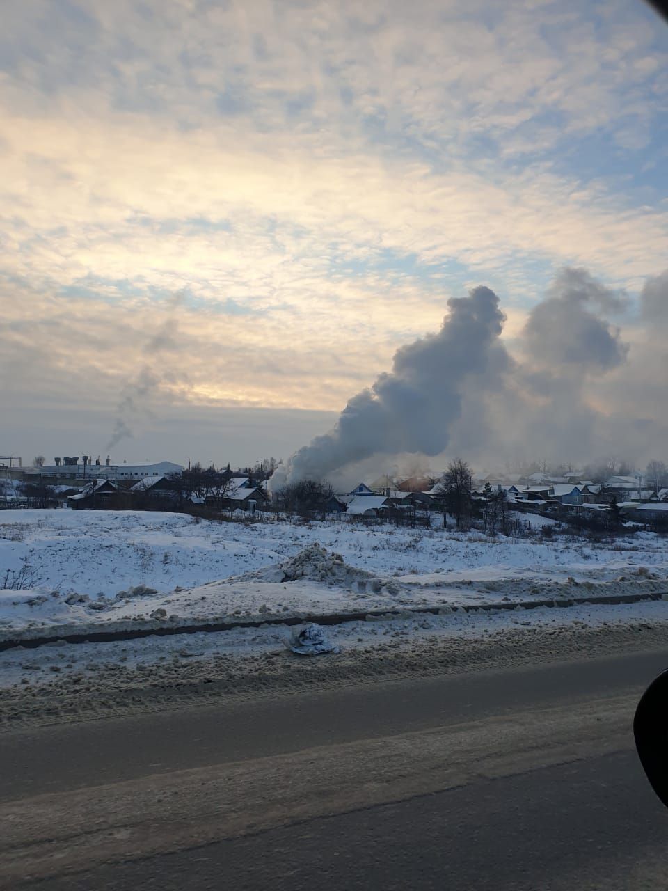 В Чистополе загорелся жилой дом