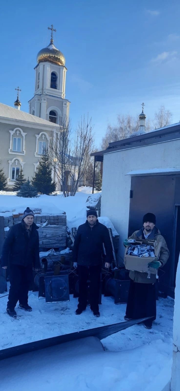 В Чистопольской епархии начали изготавливать третью партию печей-буржуек для российских бойцов