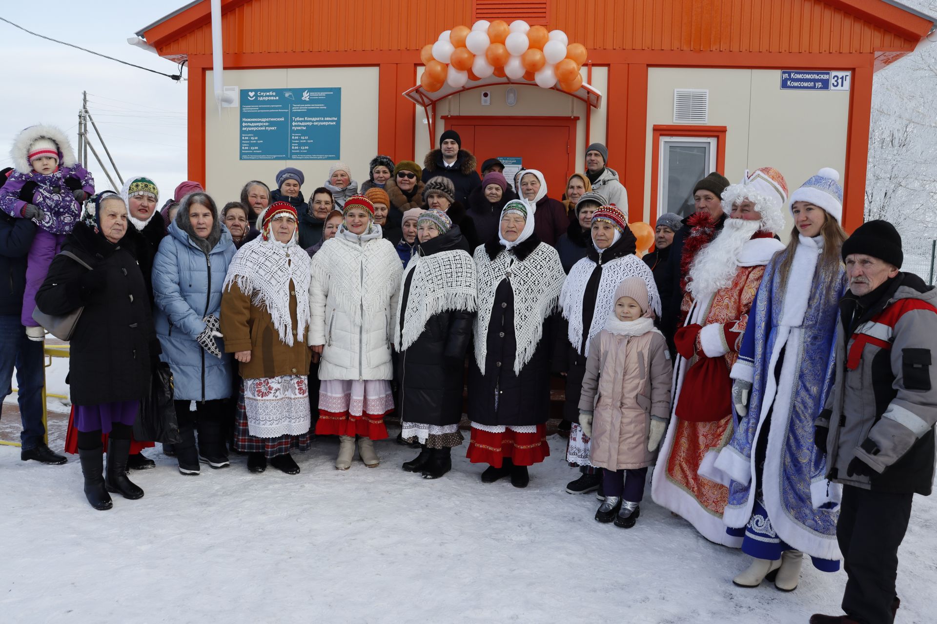 В селе Нижняя Кондрата Чистопольского района открылся новый модульный ФАП