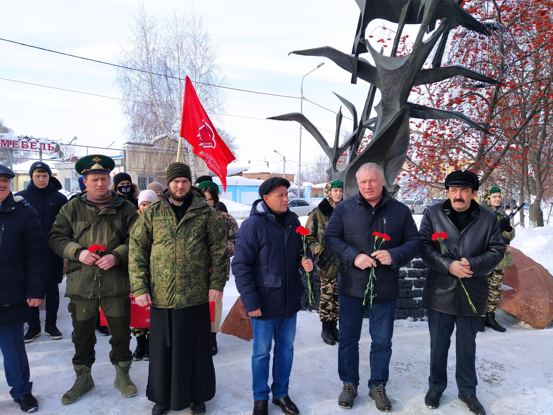 В Чистополе в 33 годовщину вывода войск из Афганистана почтили память воинов-интернационалистов