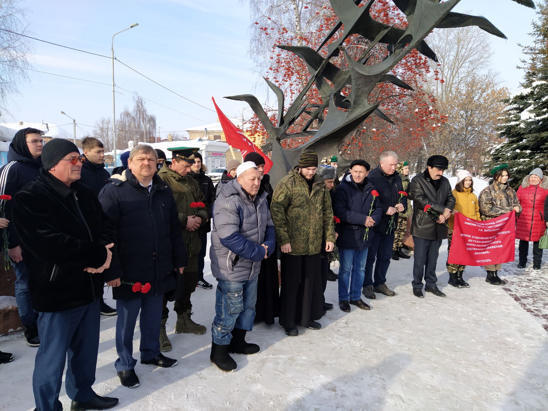 В Чистополе в 33 годовщину вывода войск из Афганистана почтили память воинов-интернационалистов